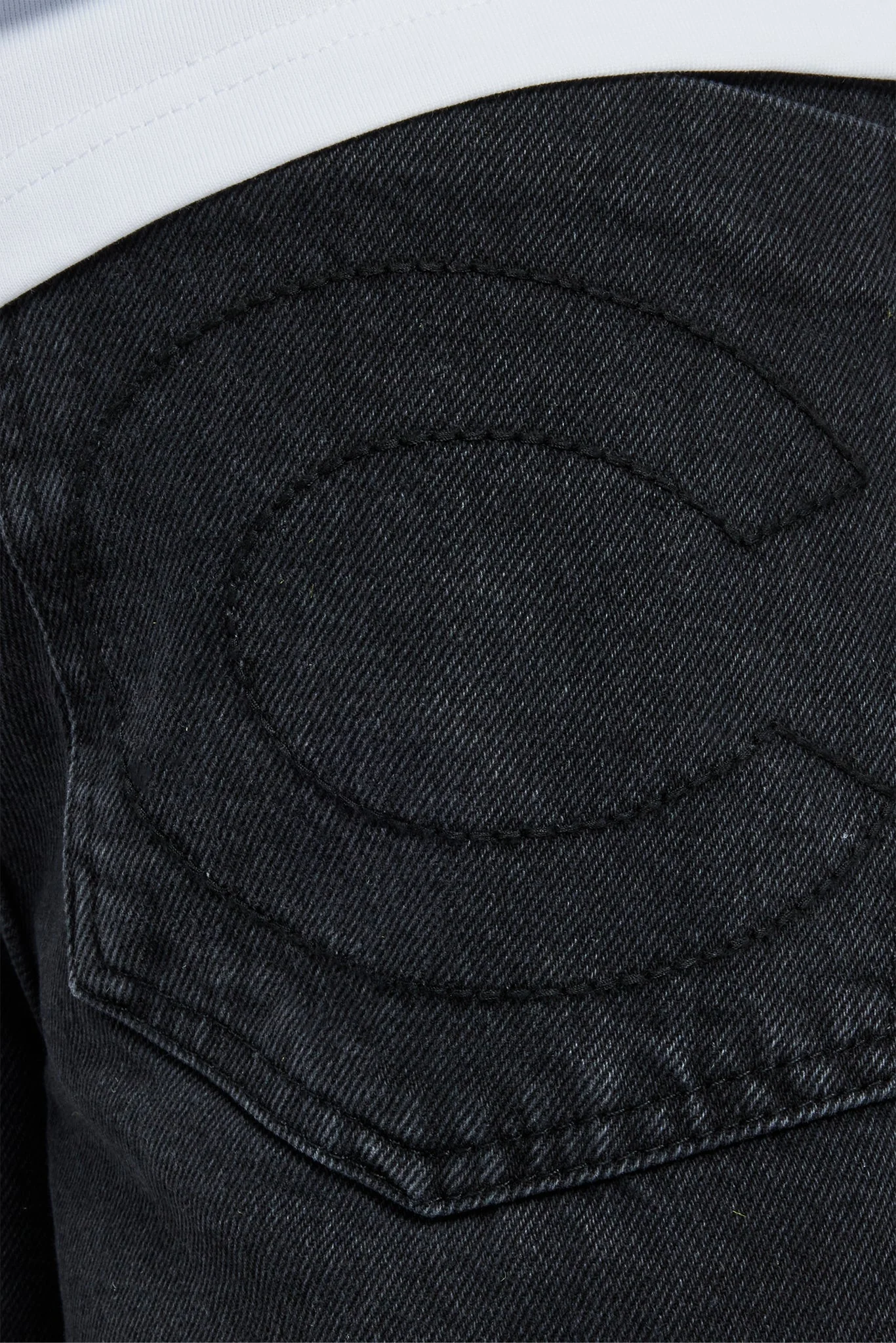 Denim Short - Washed Black - Image 3
