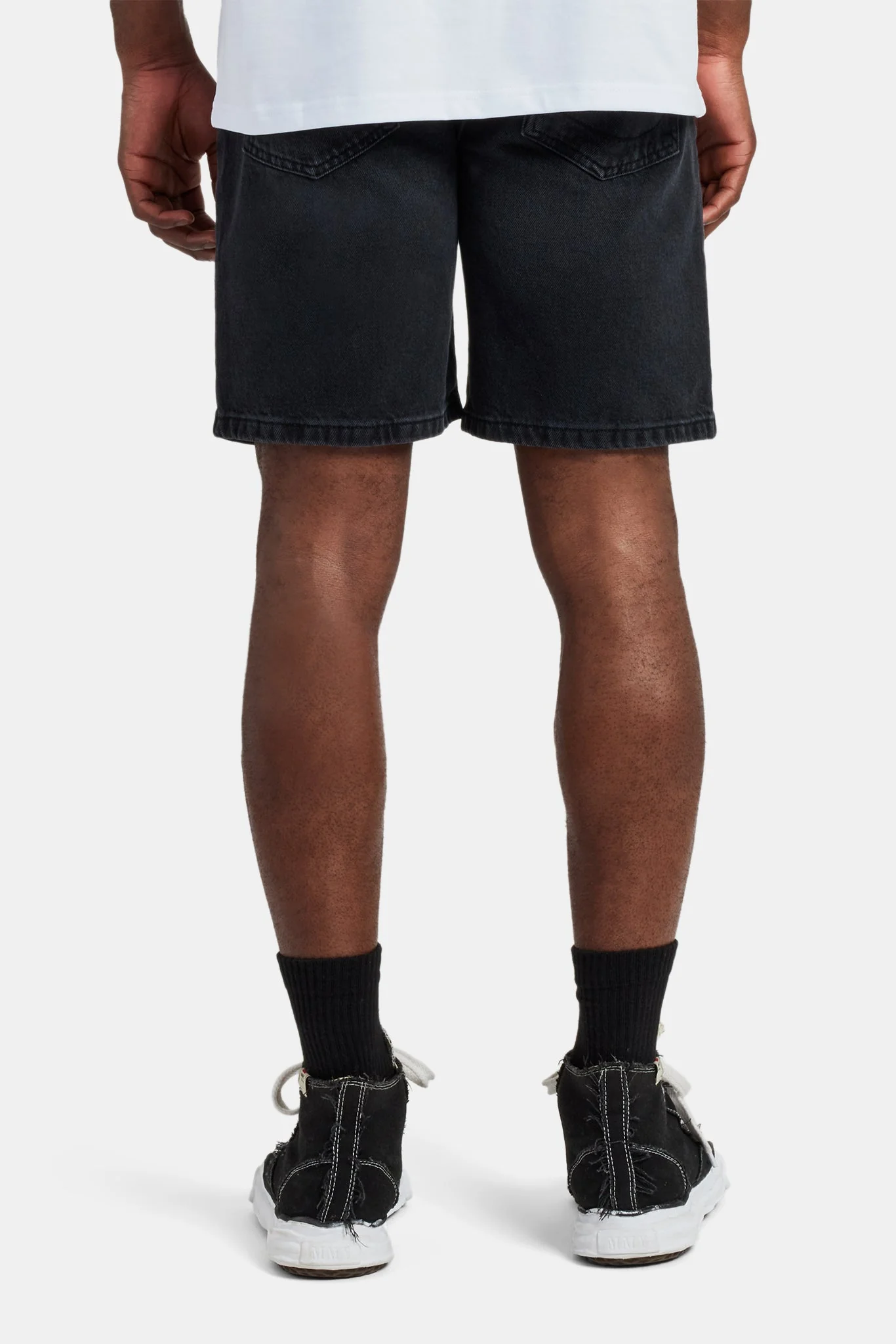Denim Short - Washed Black - Image 5