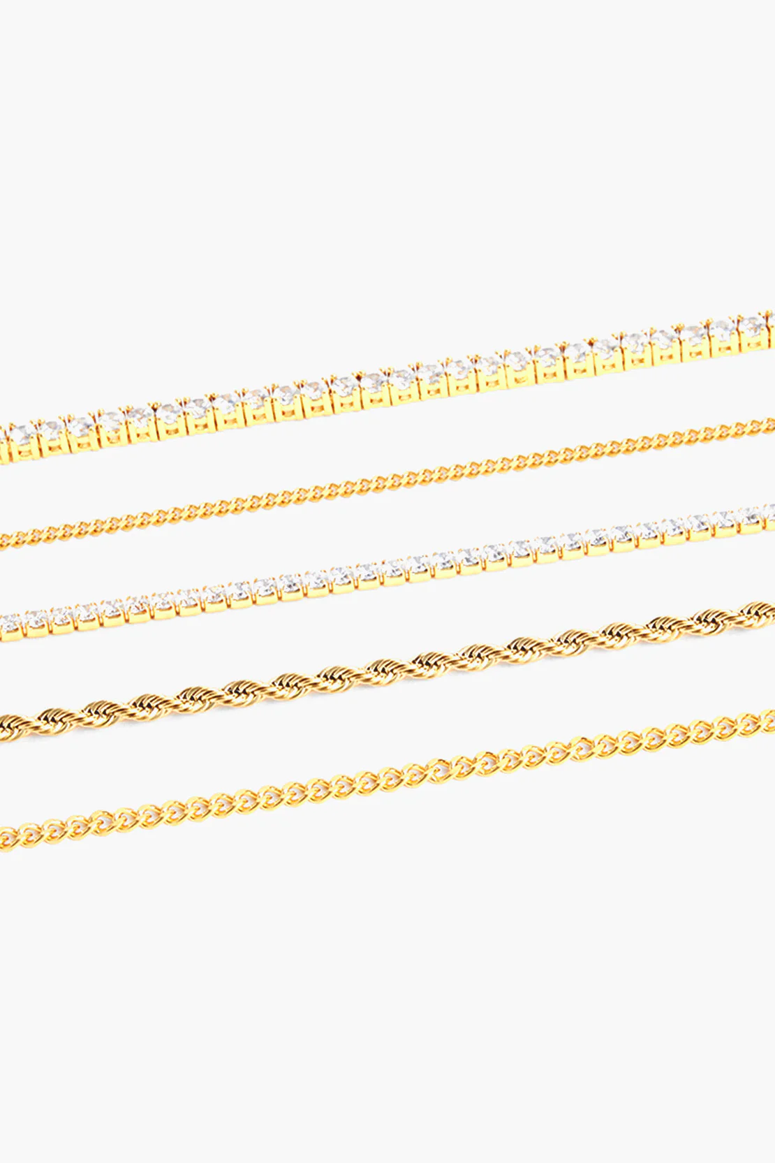 Iced Cross Pendant - Gold - 30mm - Image 5