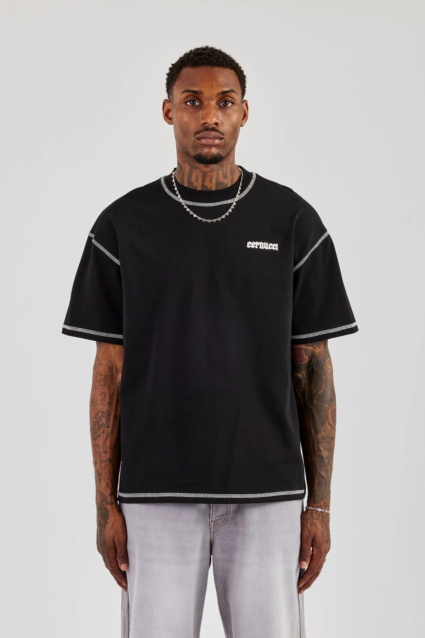 Eagle 86 Oversized T-Shirt - Black