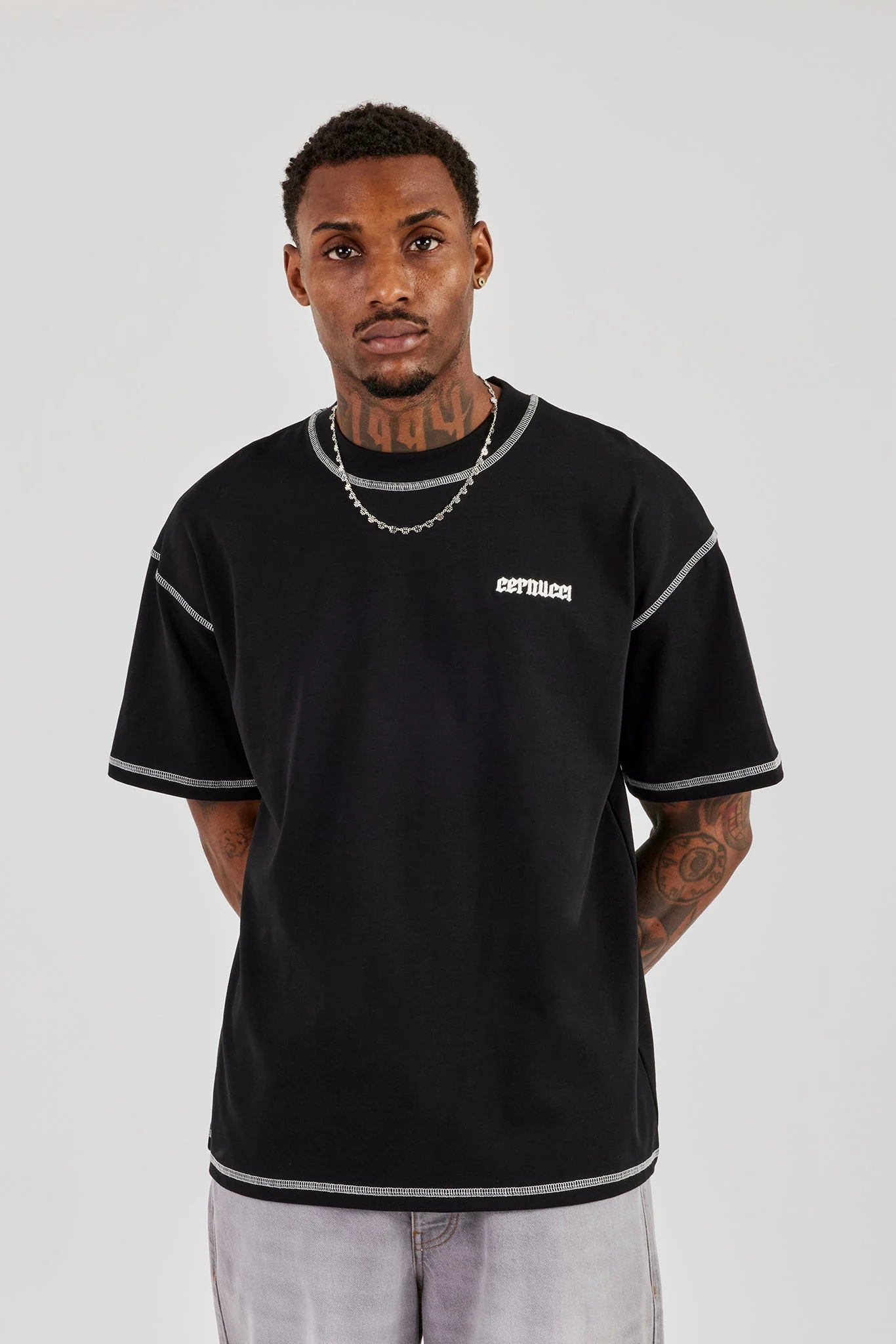 Eagle 86 Oversized T-Shirt - Black - Image 4