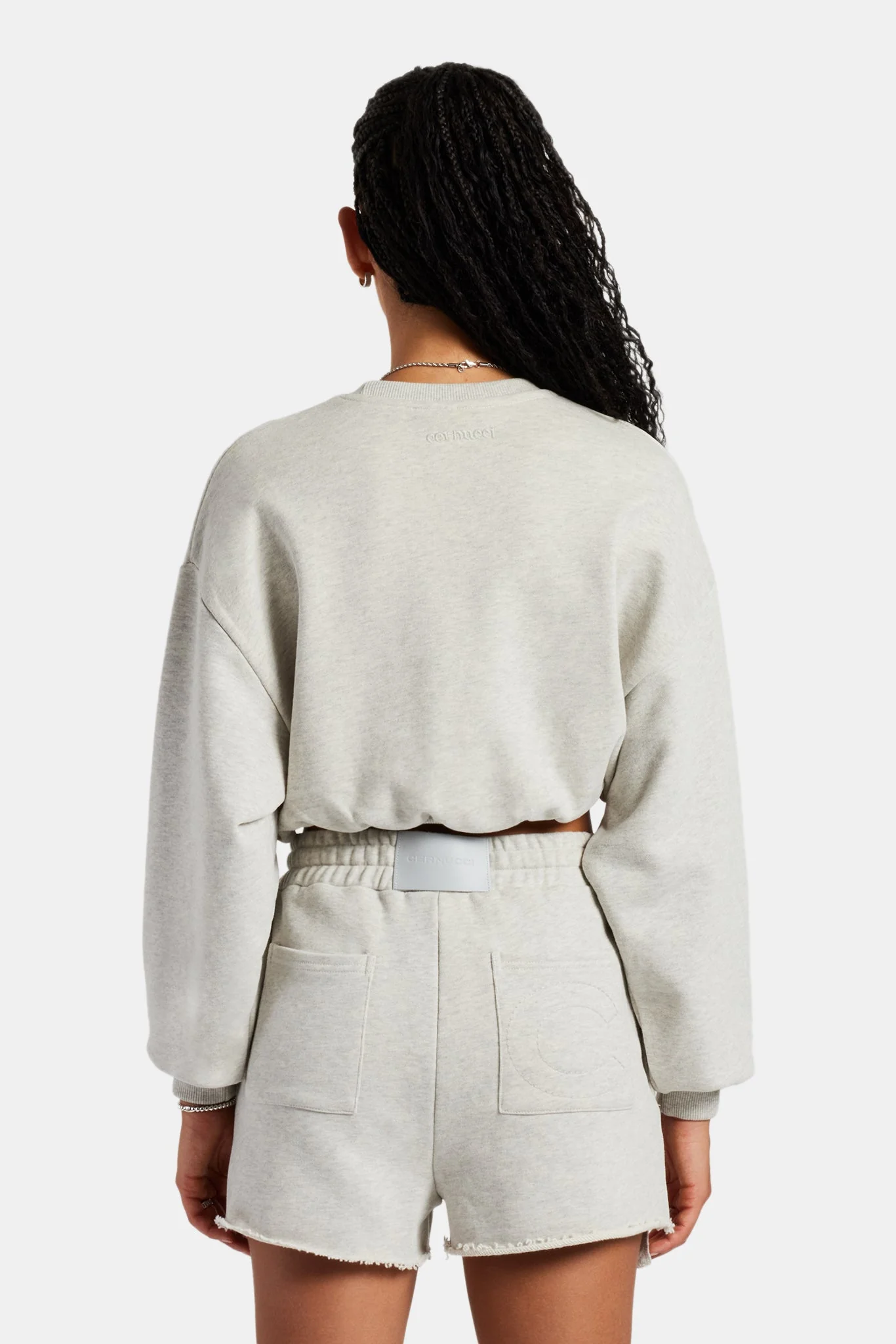 Esportivo Embroidered Sweatshirt - Grey Marl - Image 3