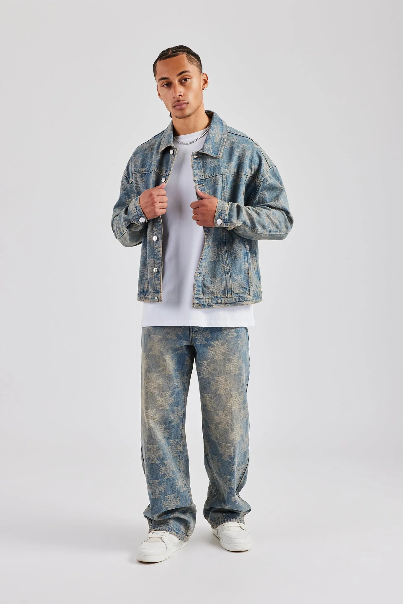 Etched Baggy Fit Jean - Antique Wash - Image 2