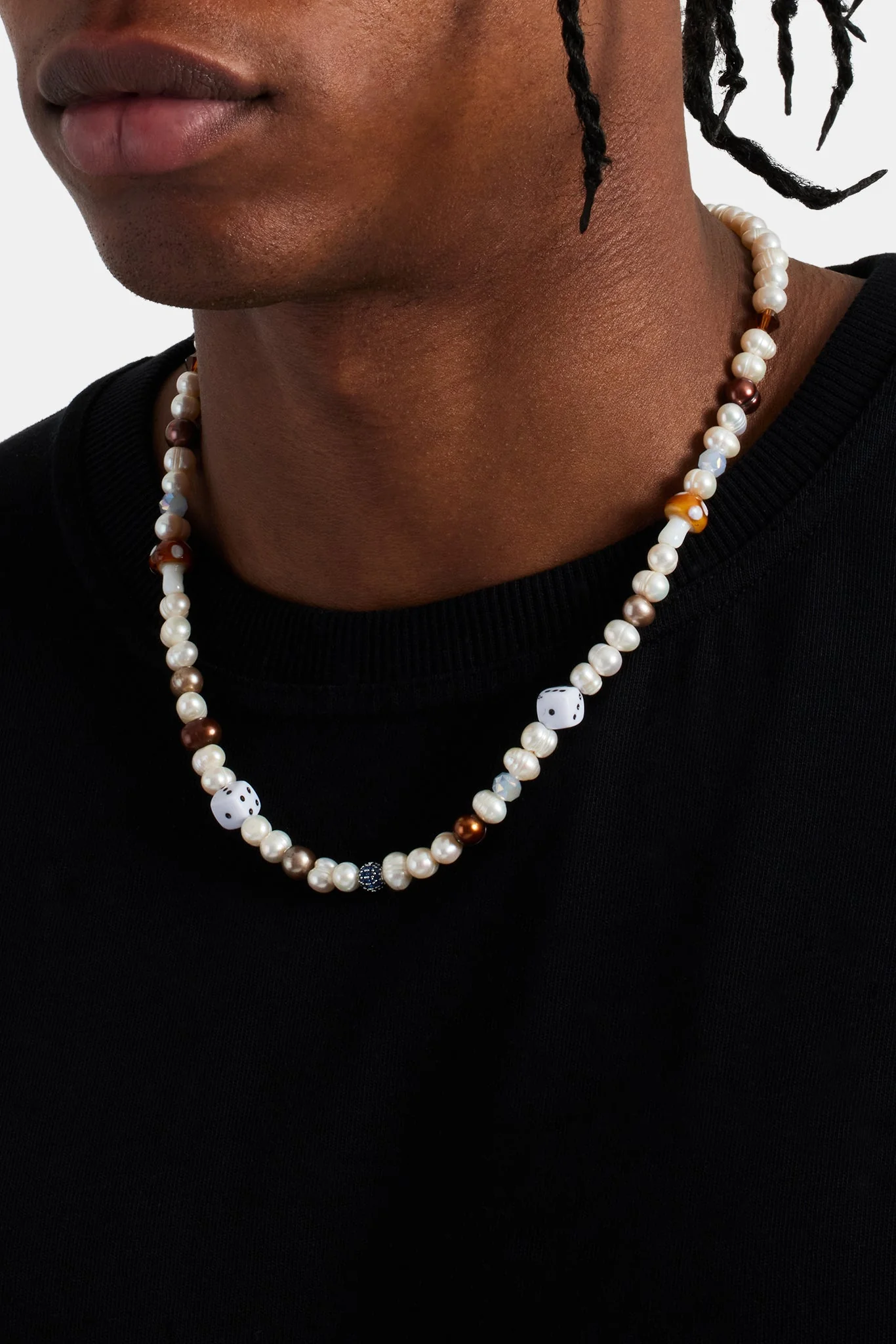 Freshwater Pearl Mixed Motif Necklace - Image 3