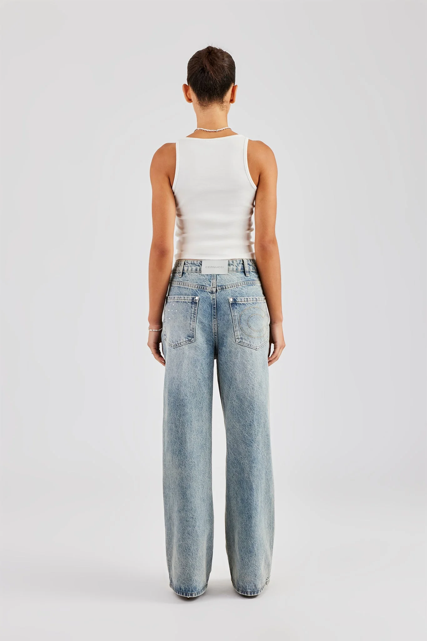 Gemstone Baggy Jean - Antique Wash - Image 3
