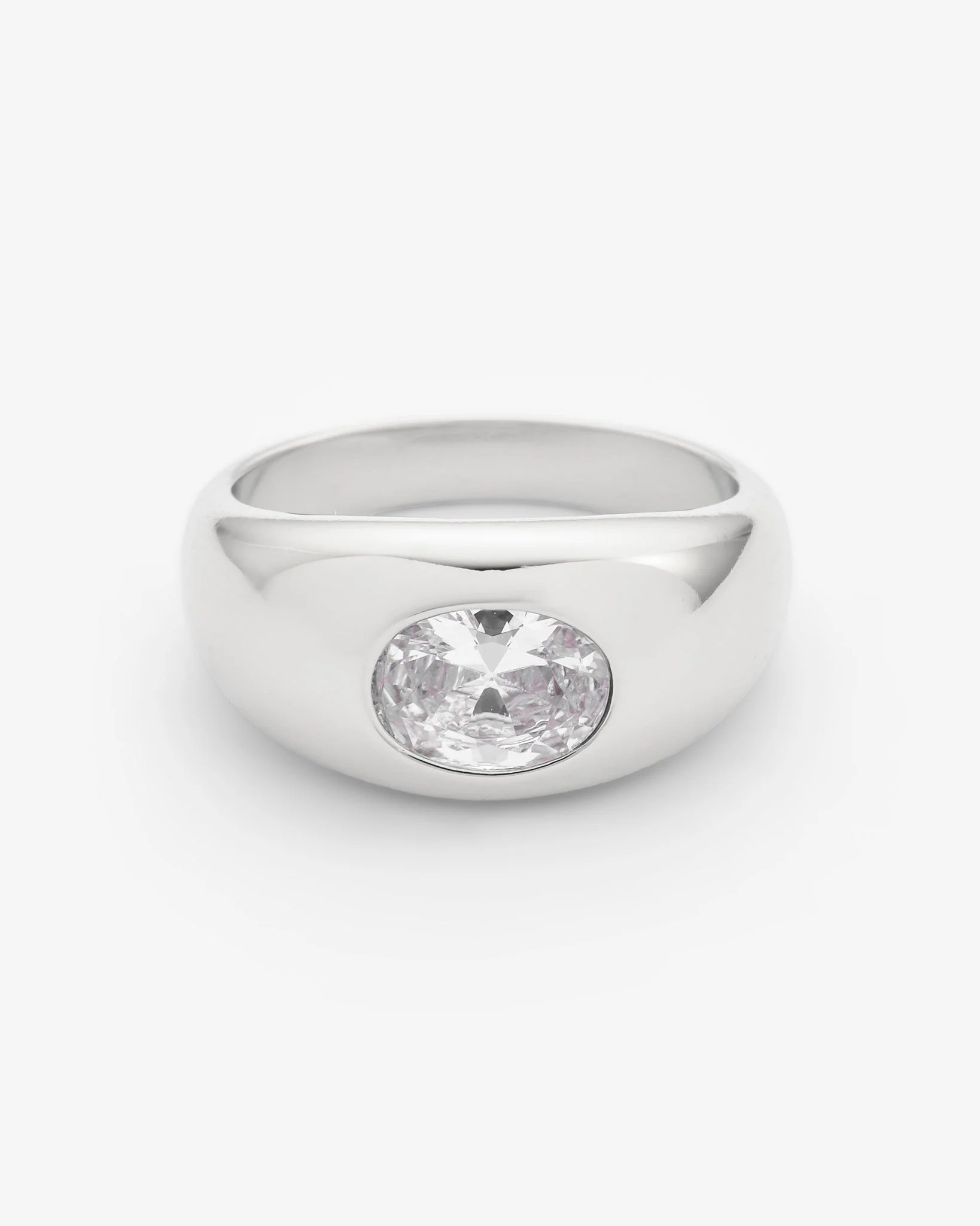 Gemstone Dome Ring - 10mm