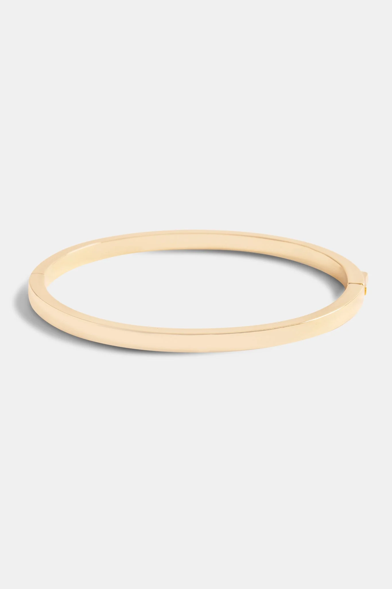 Gold Plated 3mm Polished Bangle