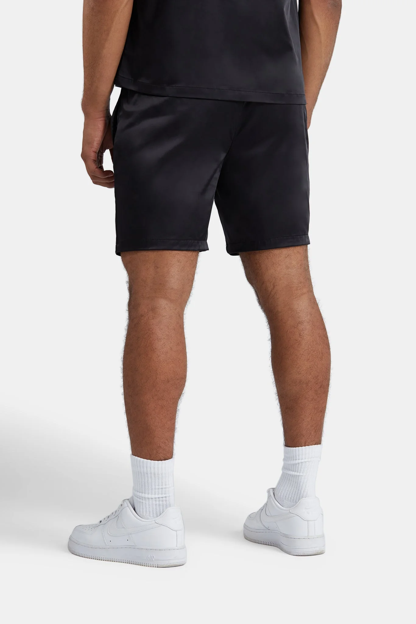 Heavyweight Satin Short - Black - Image 5