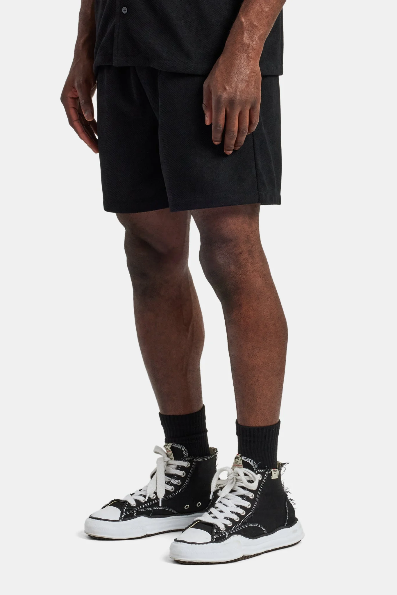 Heavyweight Textured Short - Black - Image 2