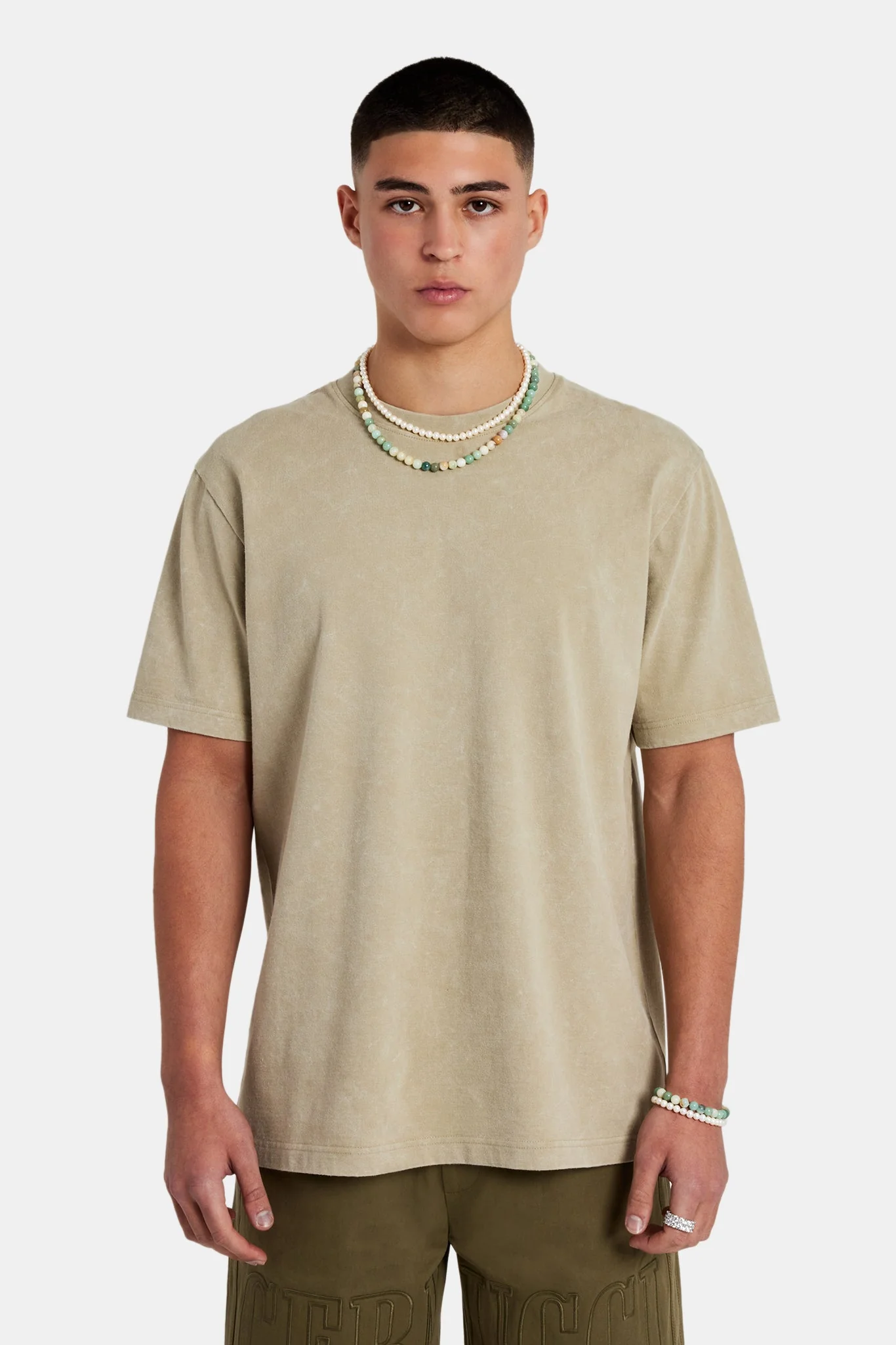 Heavyweight World Tour Graphic T-Shirt - Sage - Image 4