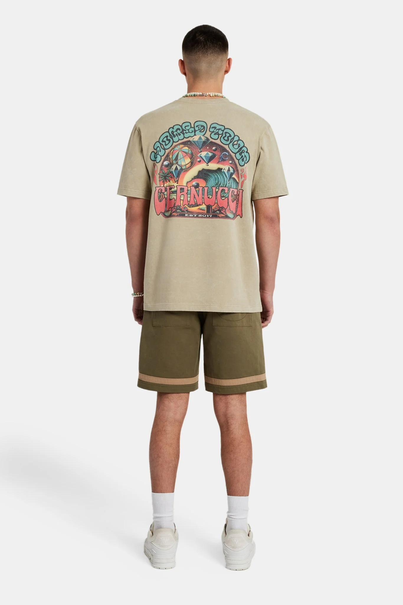 Heavyweight World Tour Graphic T-Shirt - Sage - Image 5