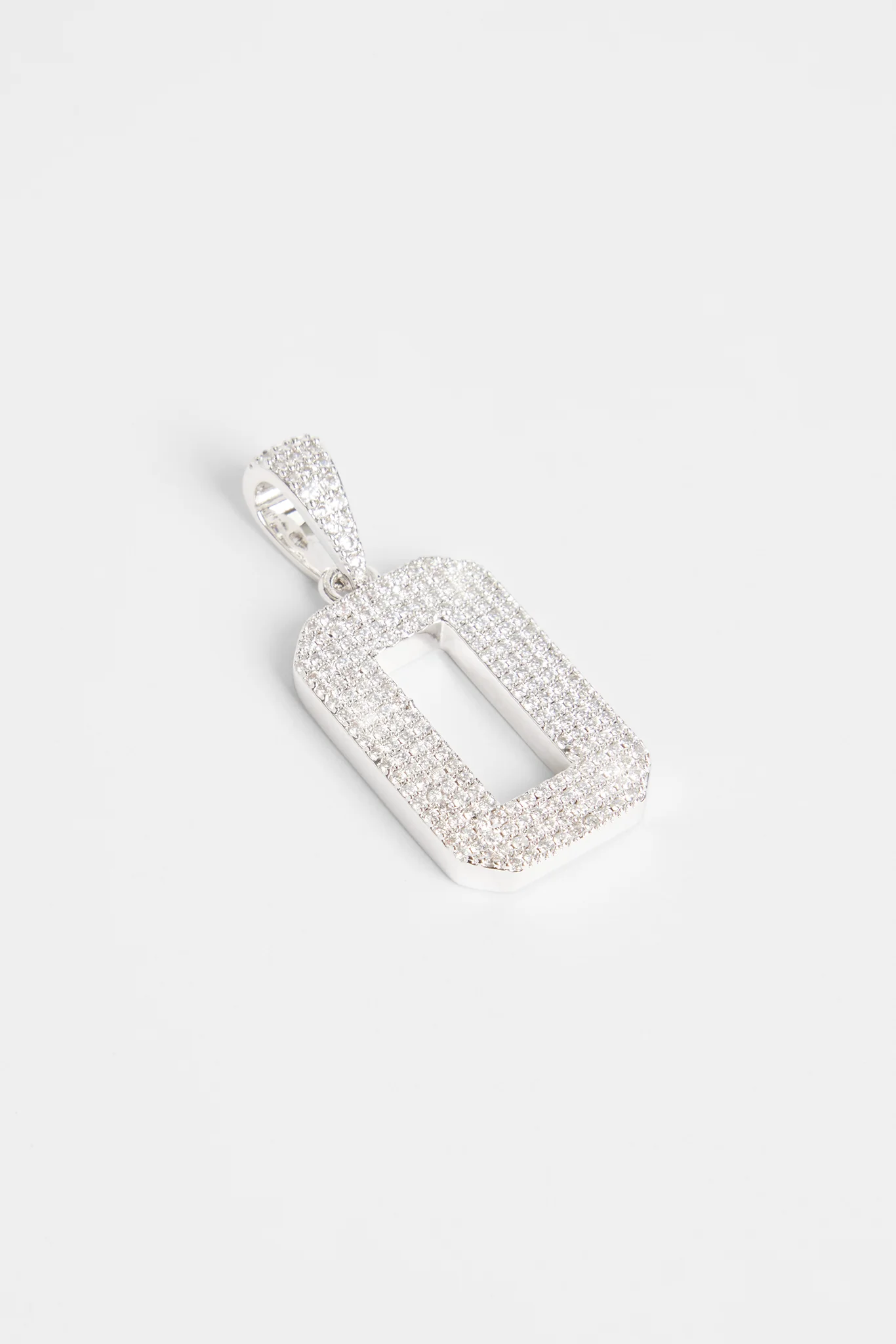 Iced 0 Number Pendant - Image 3