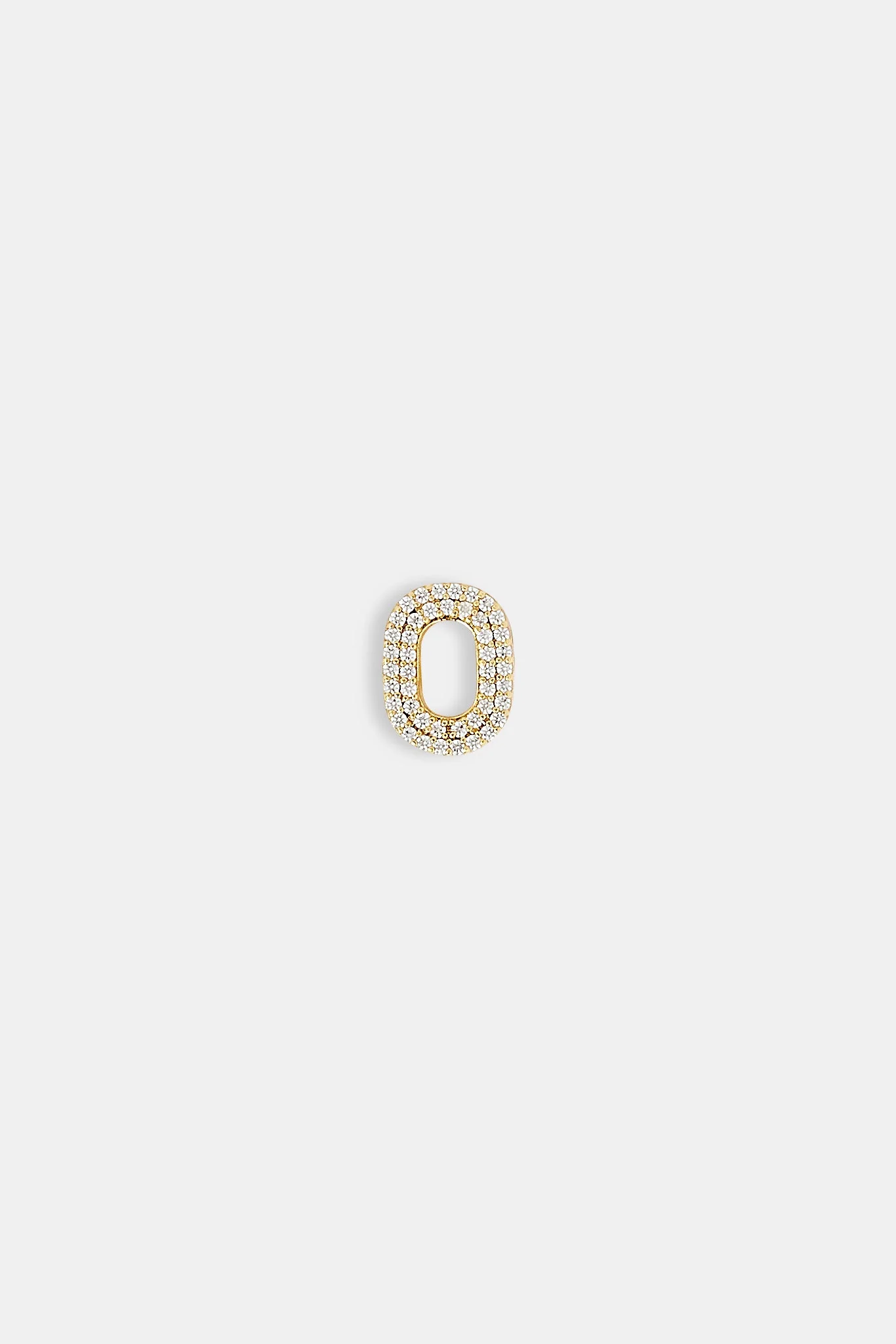 Iced 12mm Number Pendant