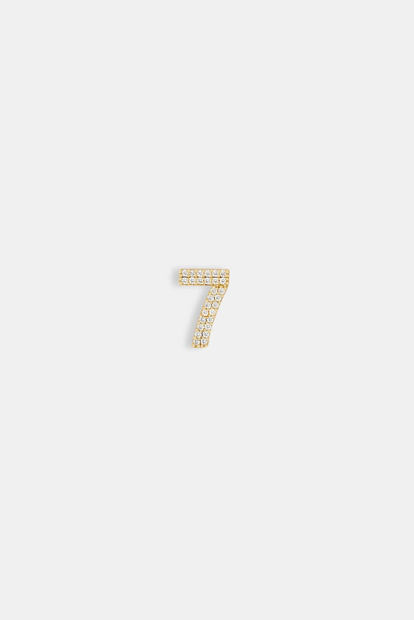 Iced 12mm Number Pendant - Image 10