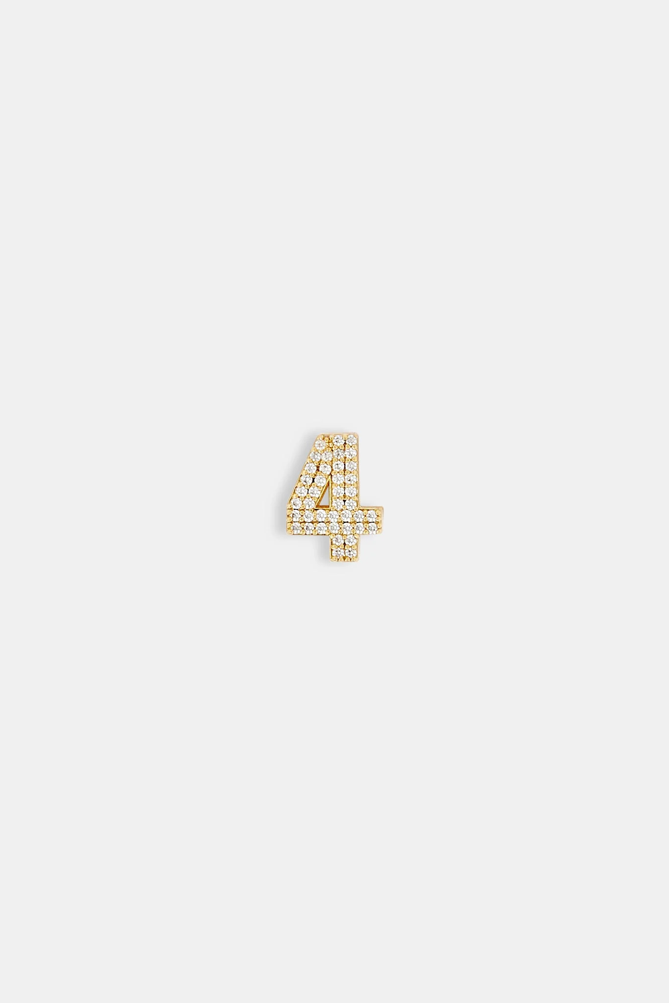Iced 12mm Number Pendant - Image 7