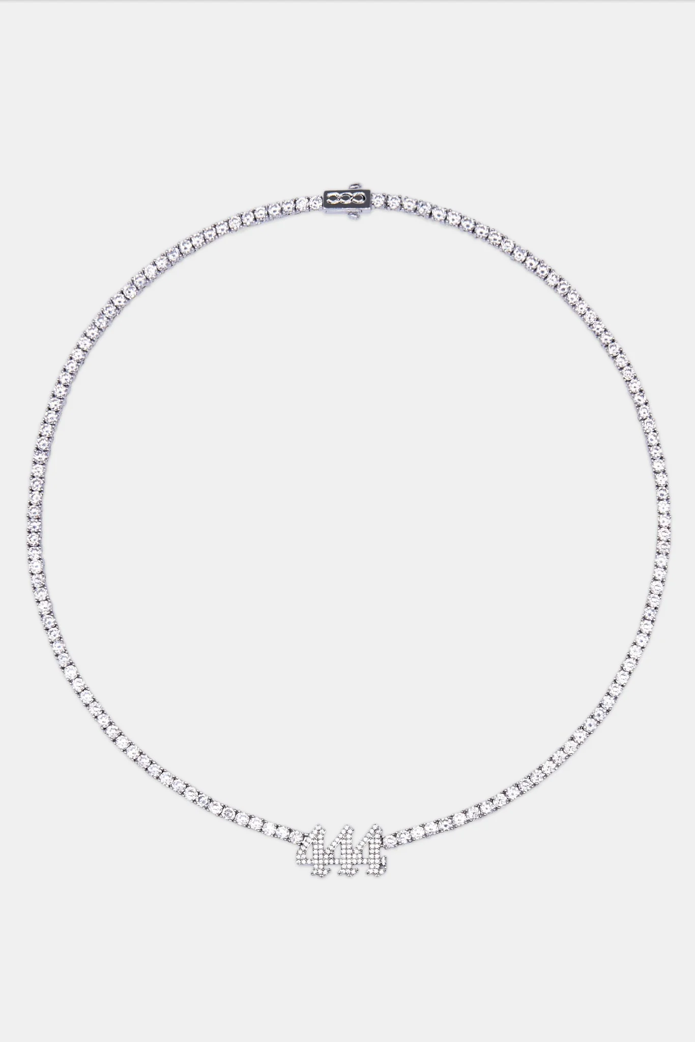 Iced 444 Tennis Chain - White - Image 4