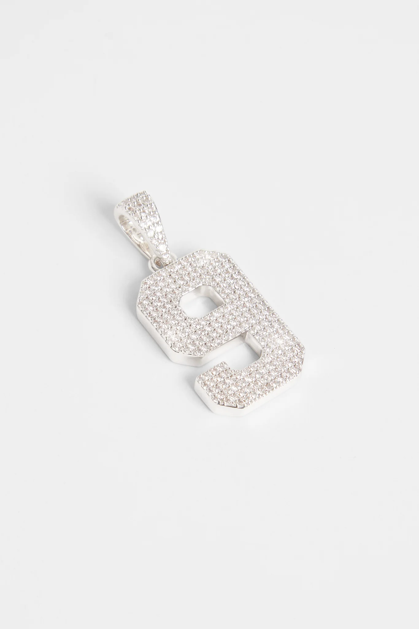 Iced 9 Number Pendant - Image 2