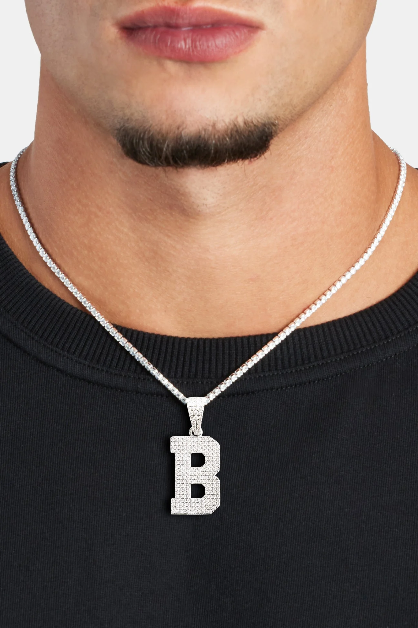 Iced B Pendant - Image 2