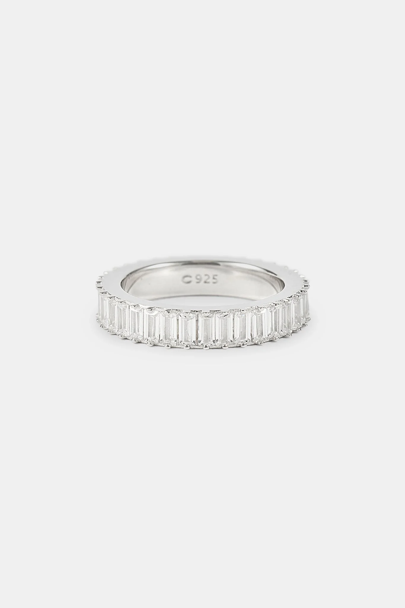 Iced Baguette Tennis Ring - 5mm - Image 3