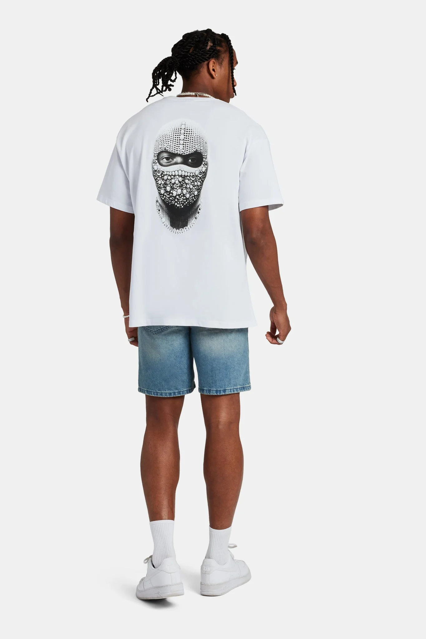 Iced Bally Oversized T-Shirt - White - Image 6