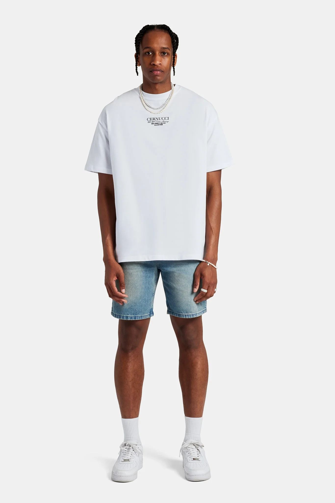 Iced Bally Oversized T-Shirt - White - Image 8