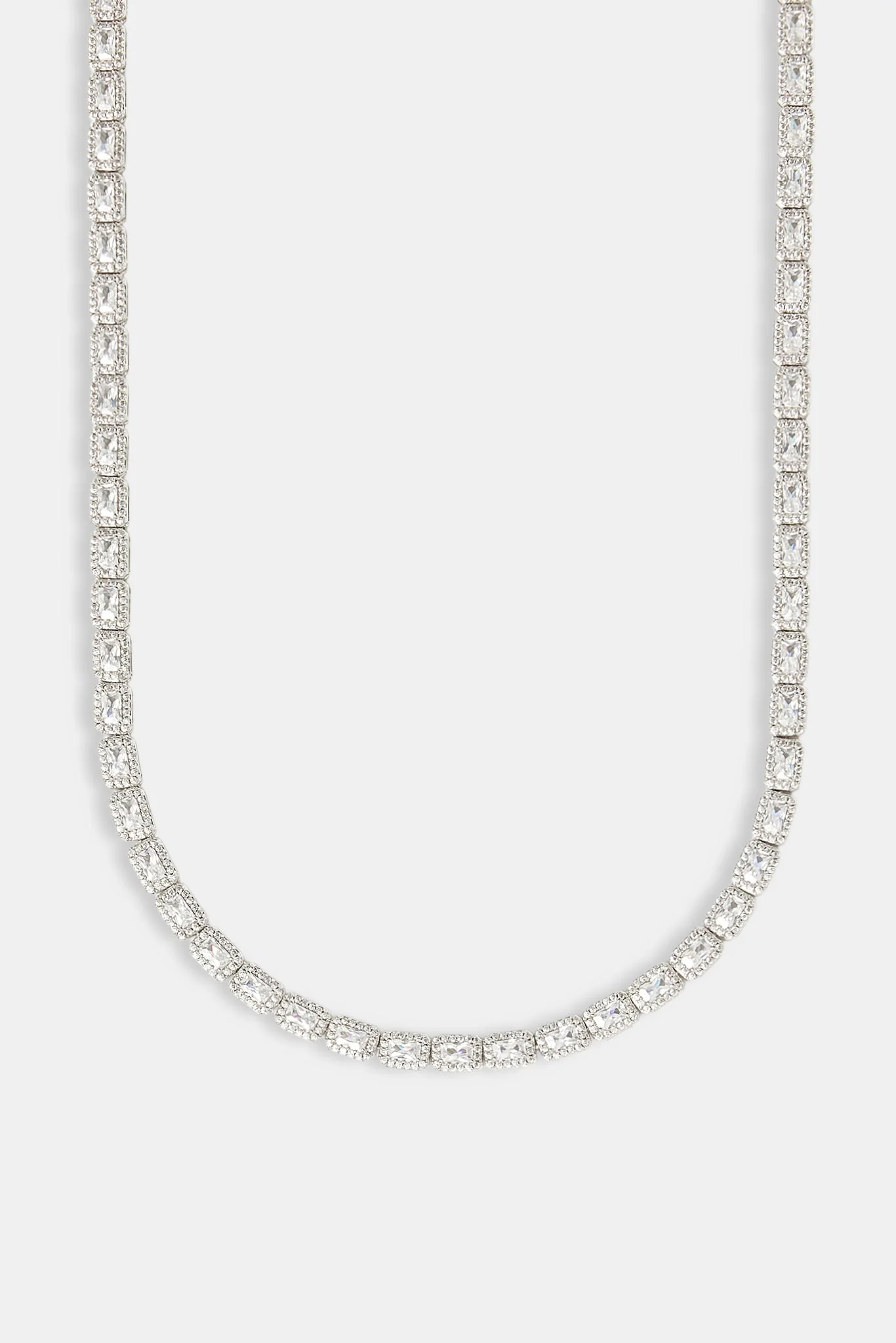 Iced Bezel Cluster Tennis Chain - 6mm - Image 2