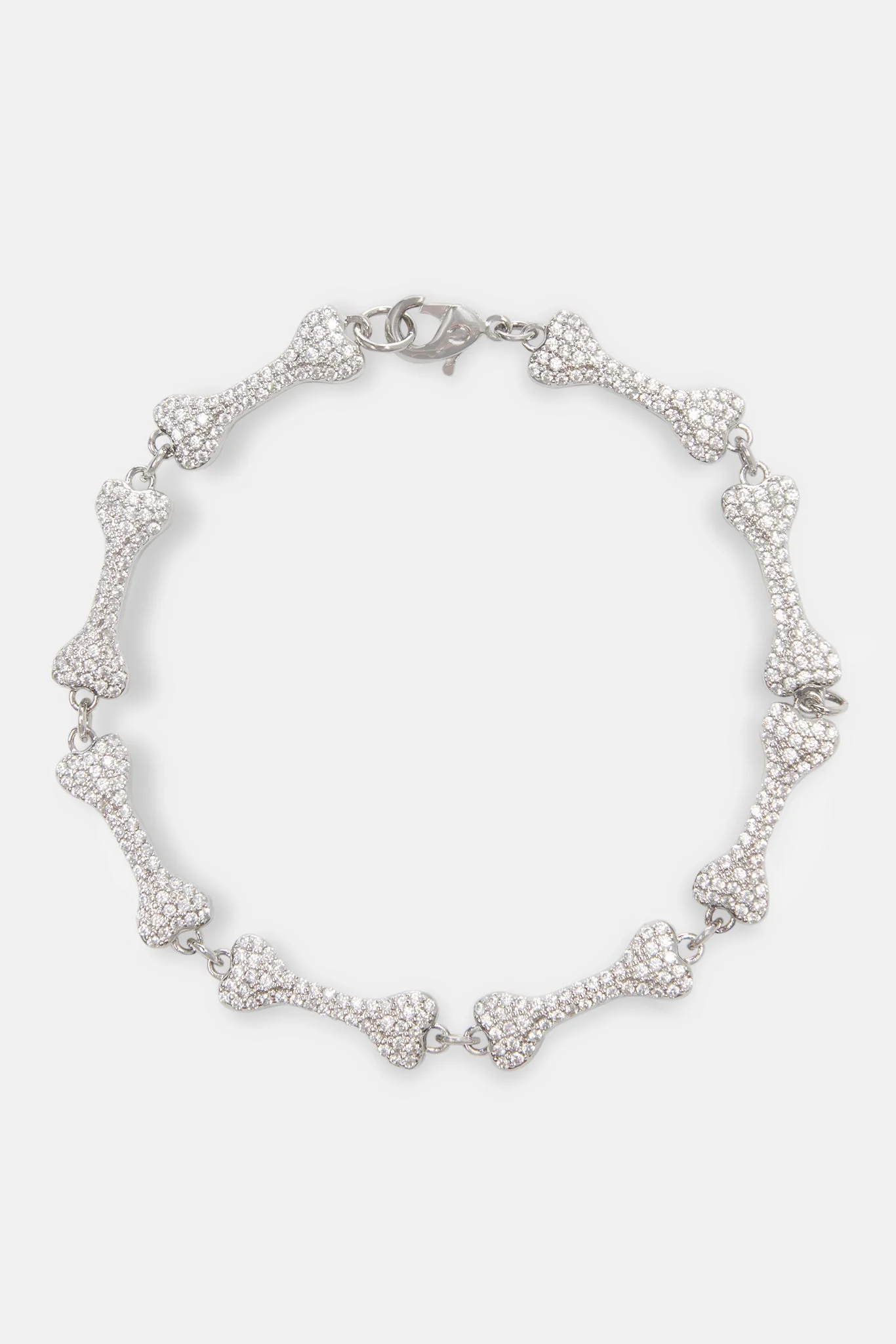 Iced Bone Bracelet - White - Image 2