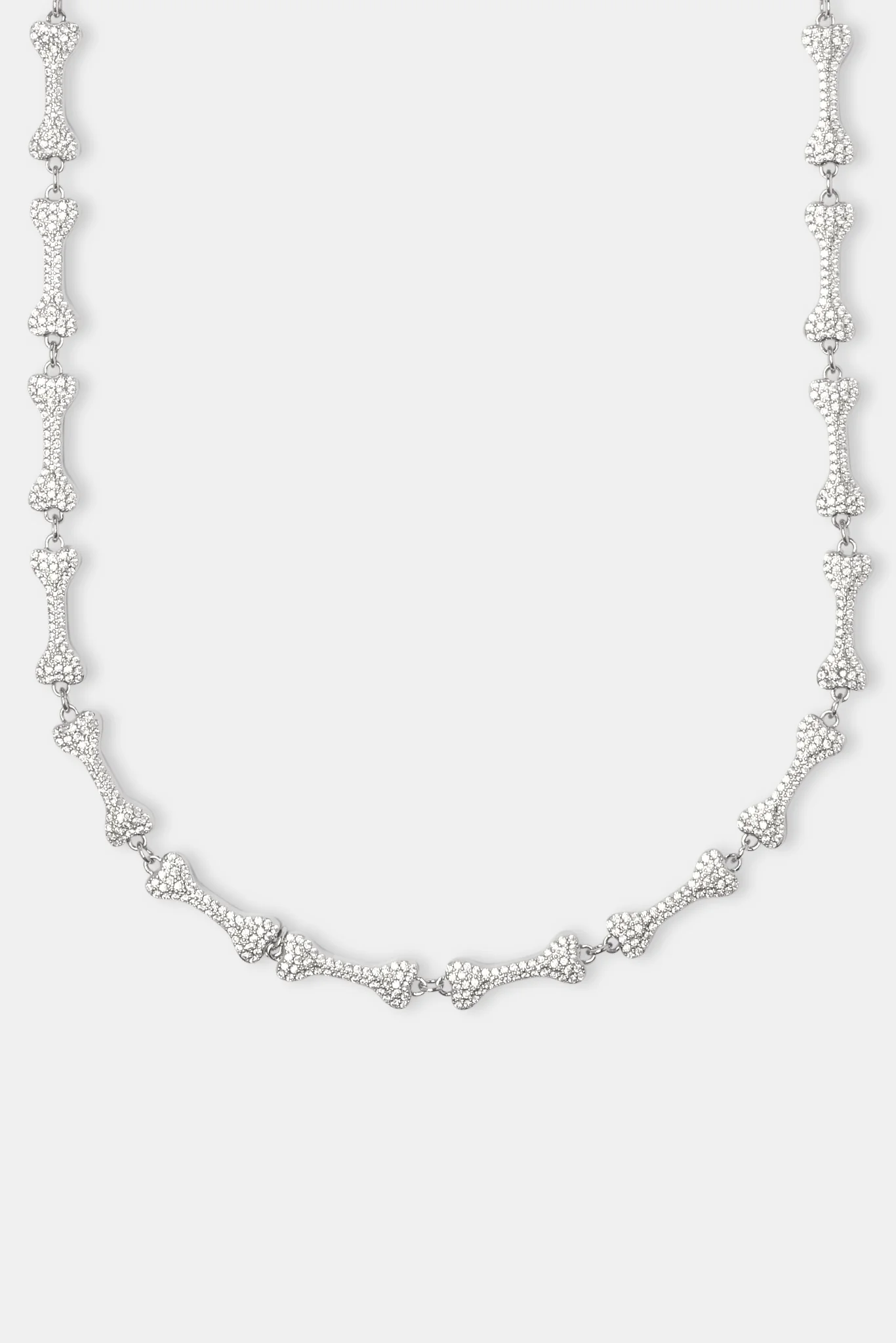 Iced Bone Chain - White - 6mm - Image 2