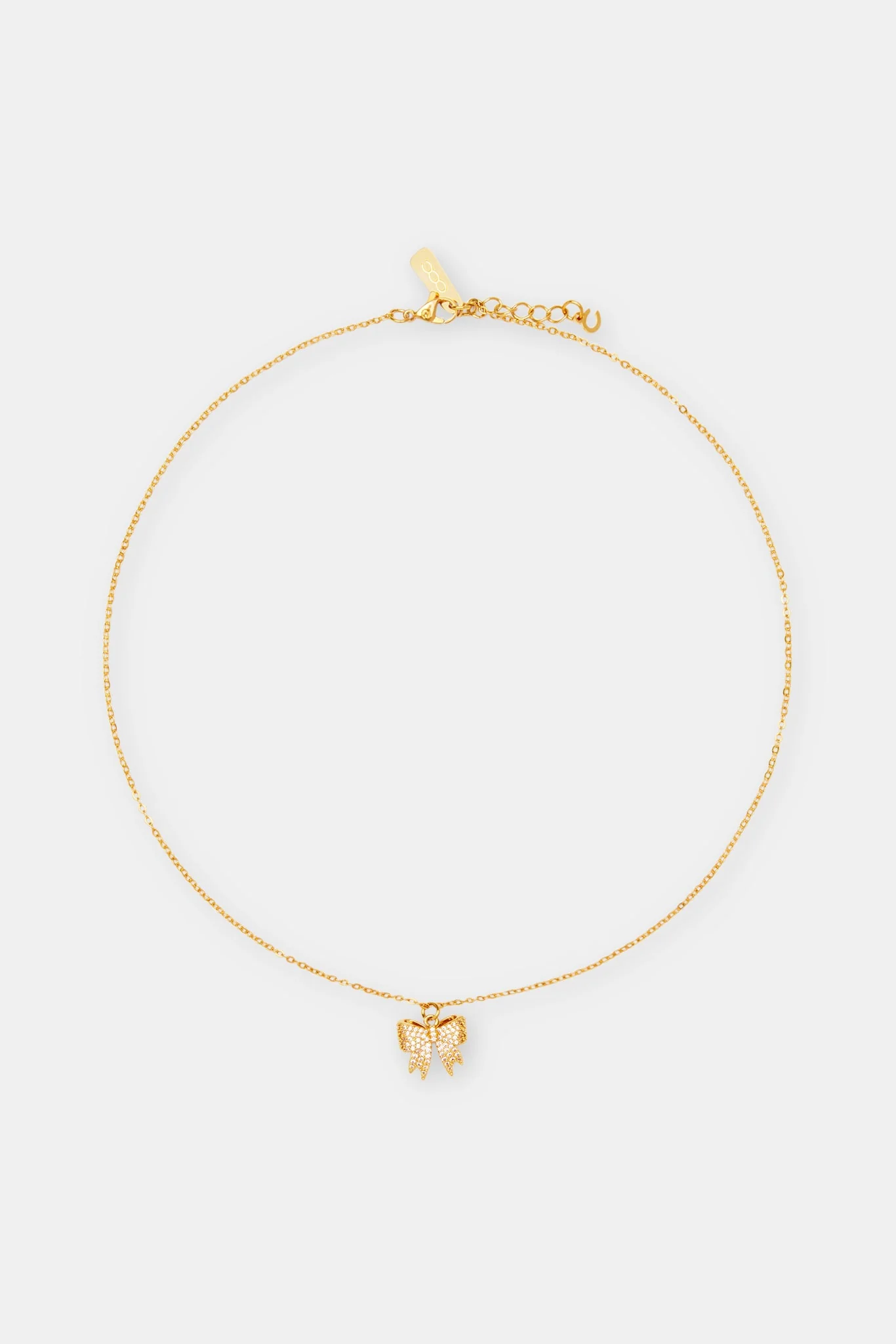 Iced Bow Necklace - Image 4