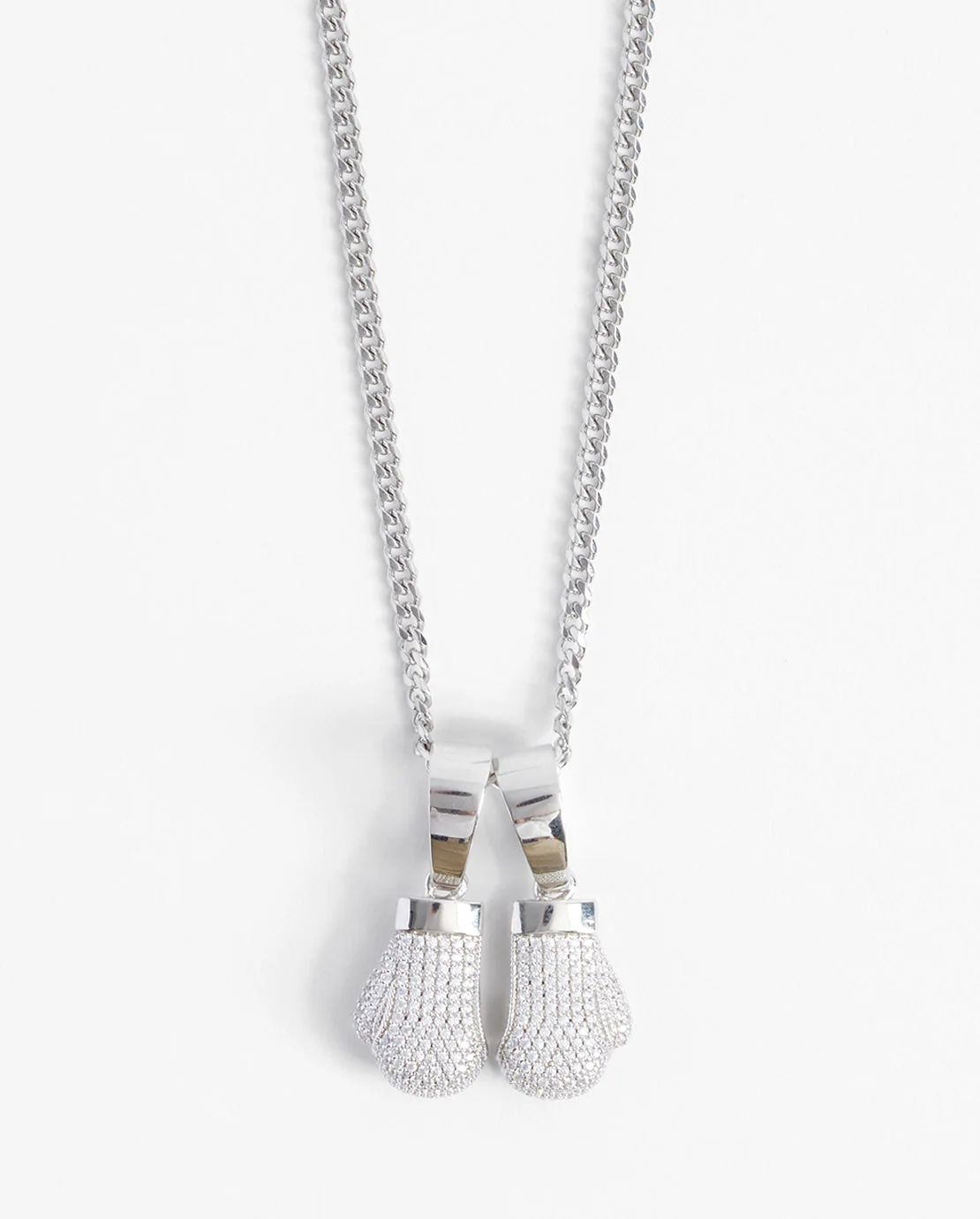 Iced Boxing Gloves Necklace - Image 2