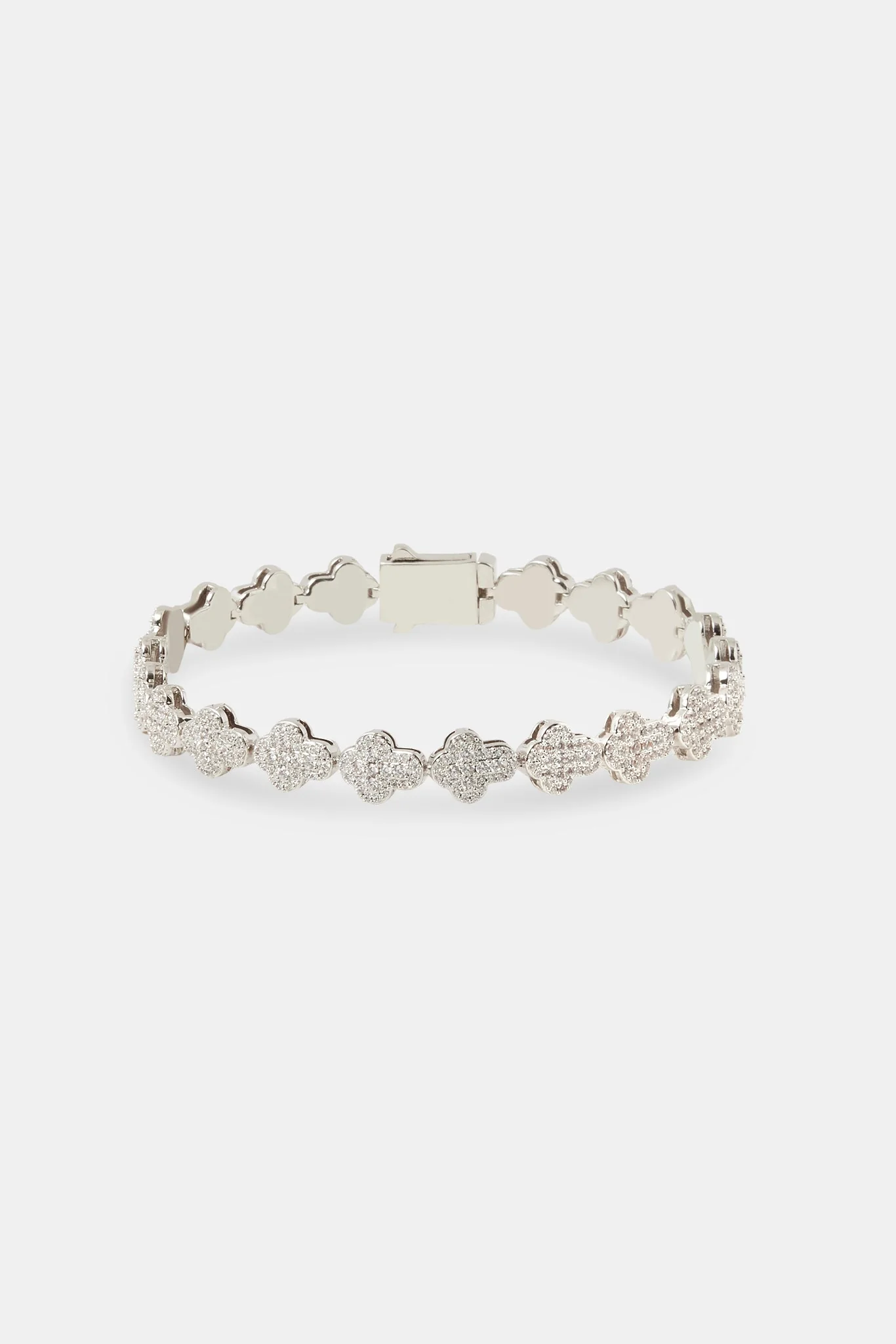 Iced Cross Bracelet - 8mm - Image 2