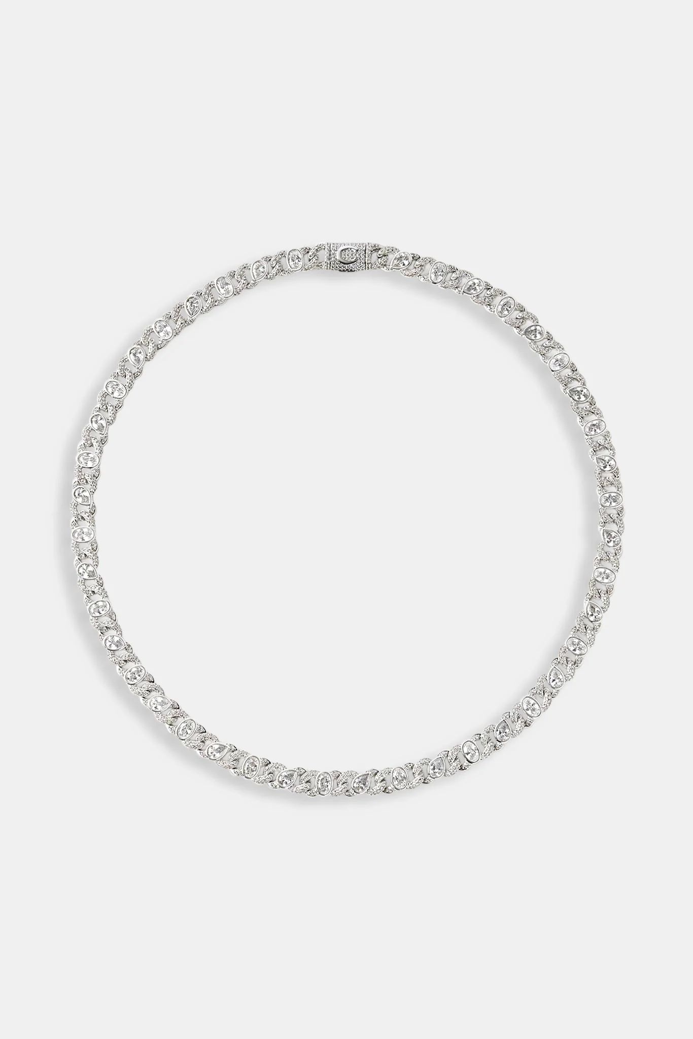 Iced Cuban Gemstone Link Chain - 8mm - Image 2