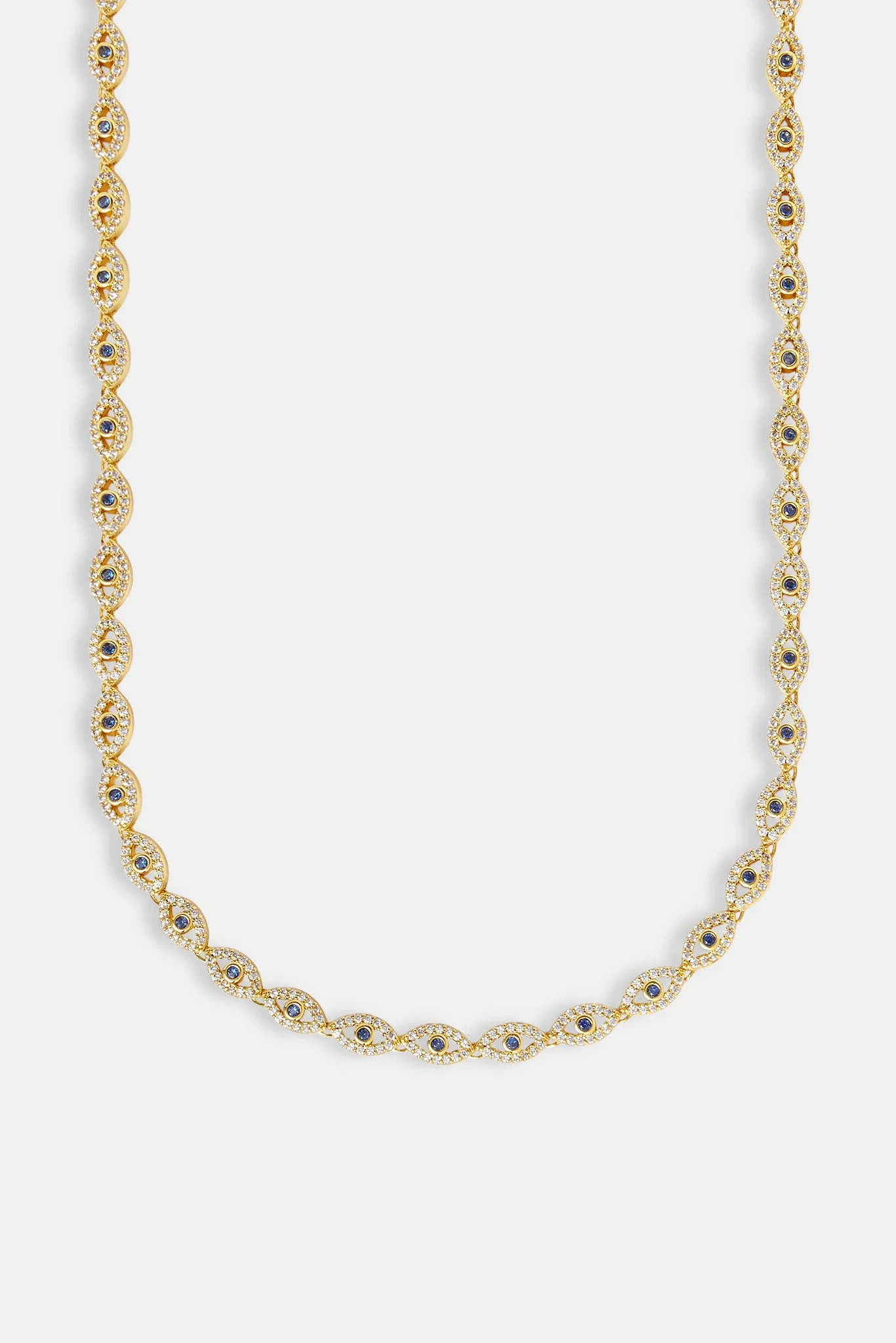 Iced Evil Eye Chain - 6mm - Image 2