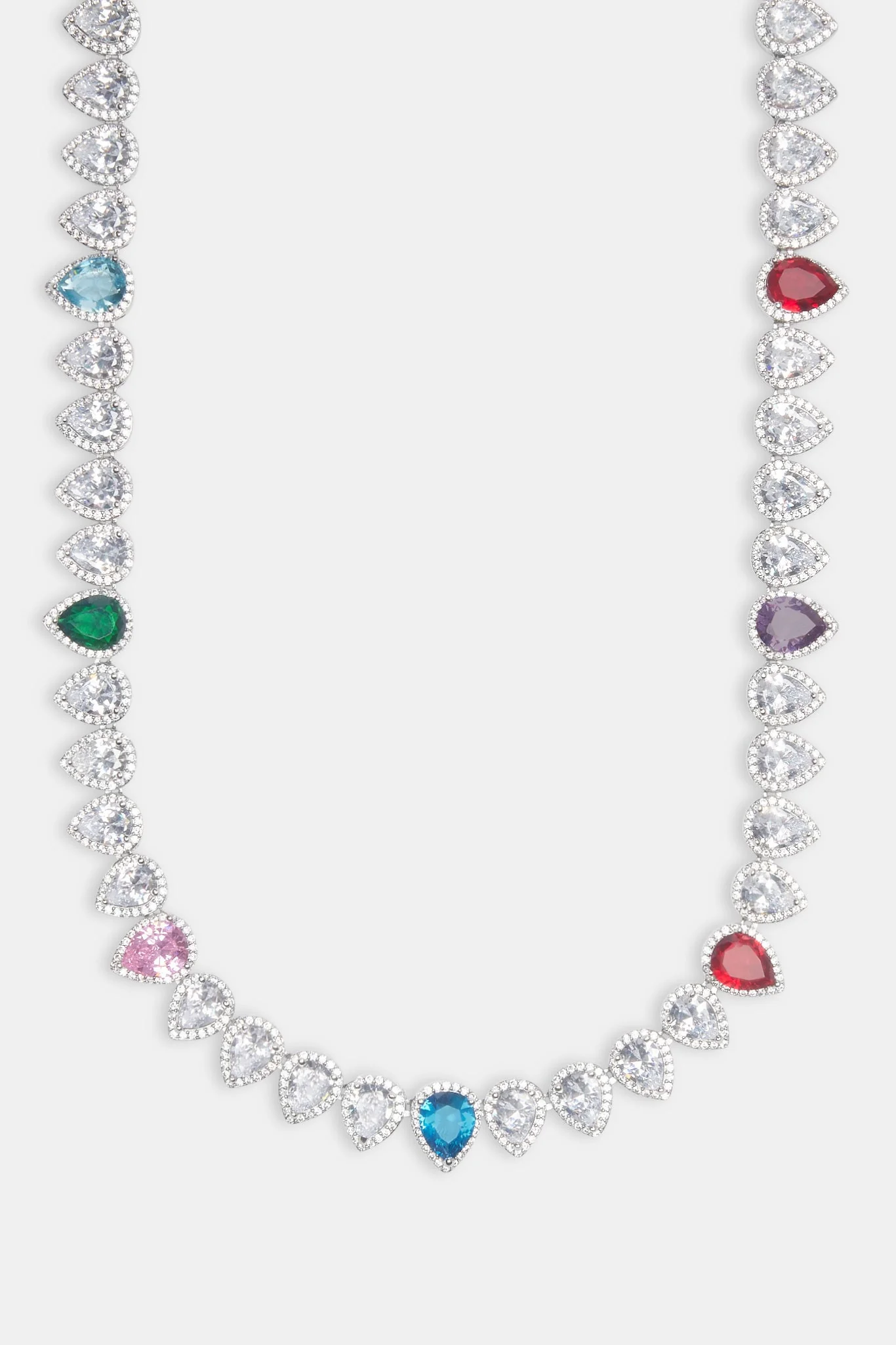 Iced Gem Pear Tennis Chain - Image 2