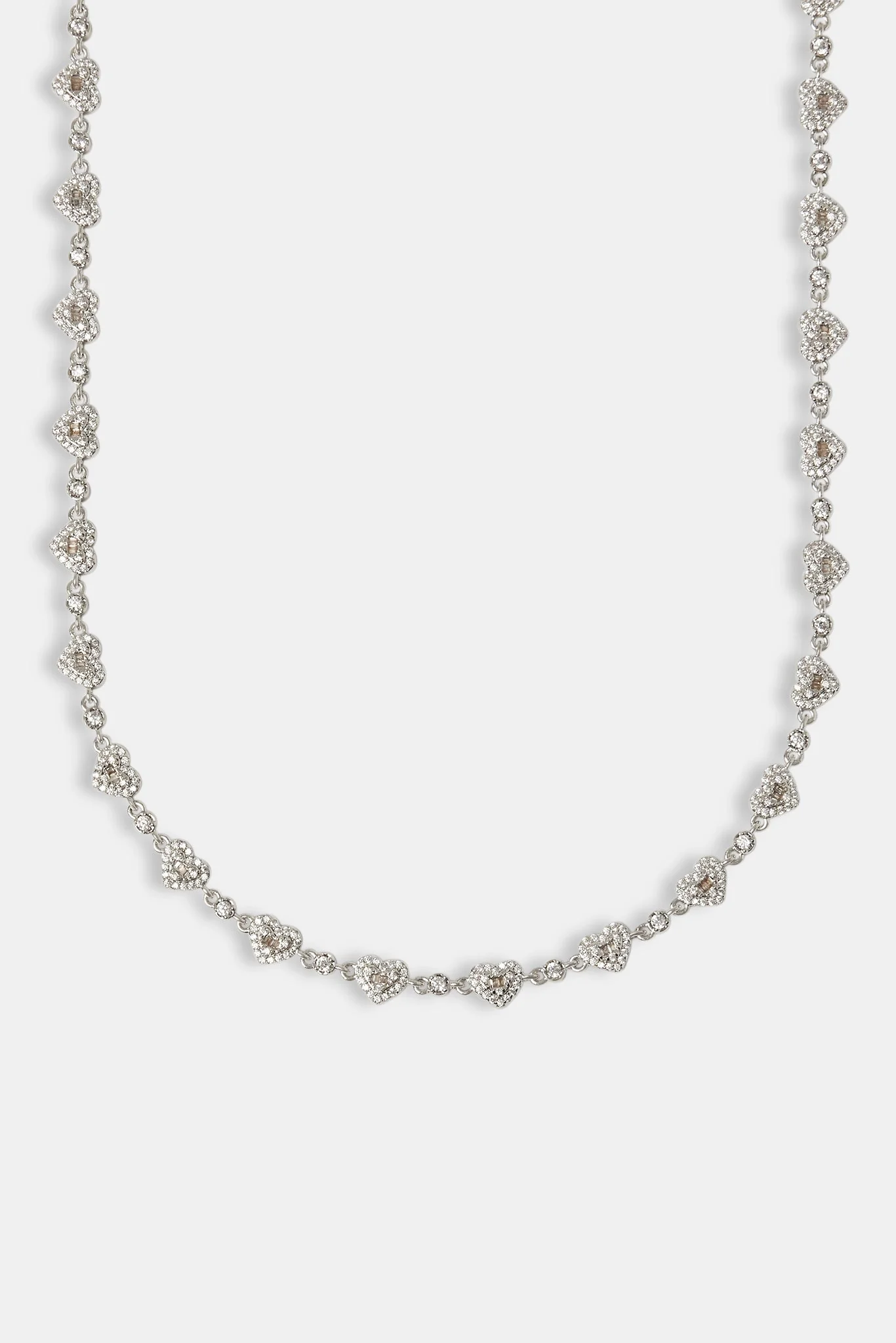 Iced Heart Chain - 6mm - Image 2