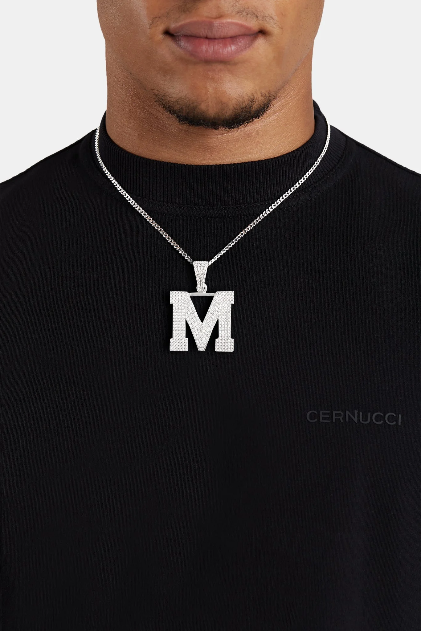 Iced M Pendant - Image 4