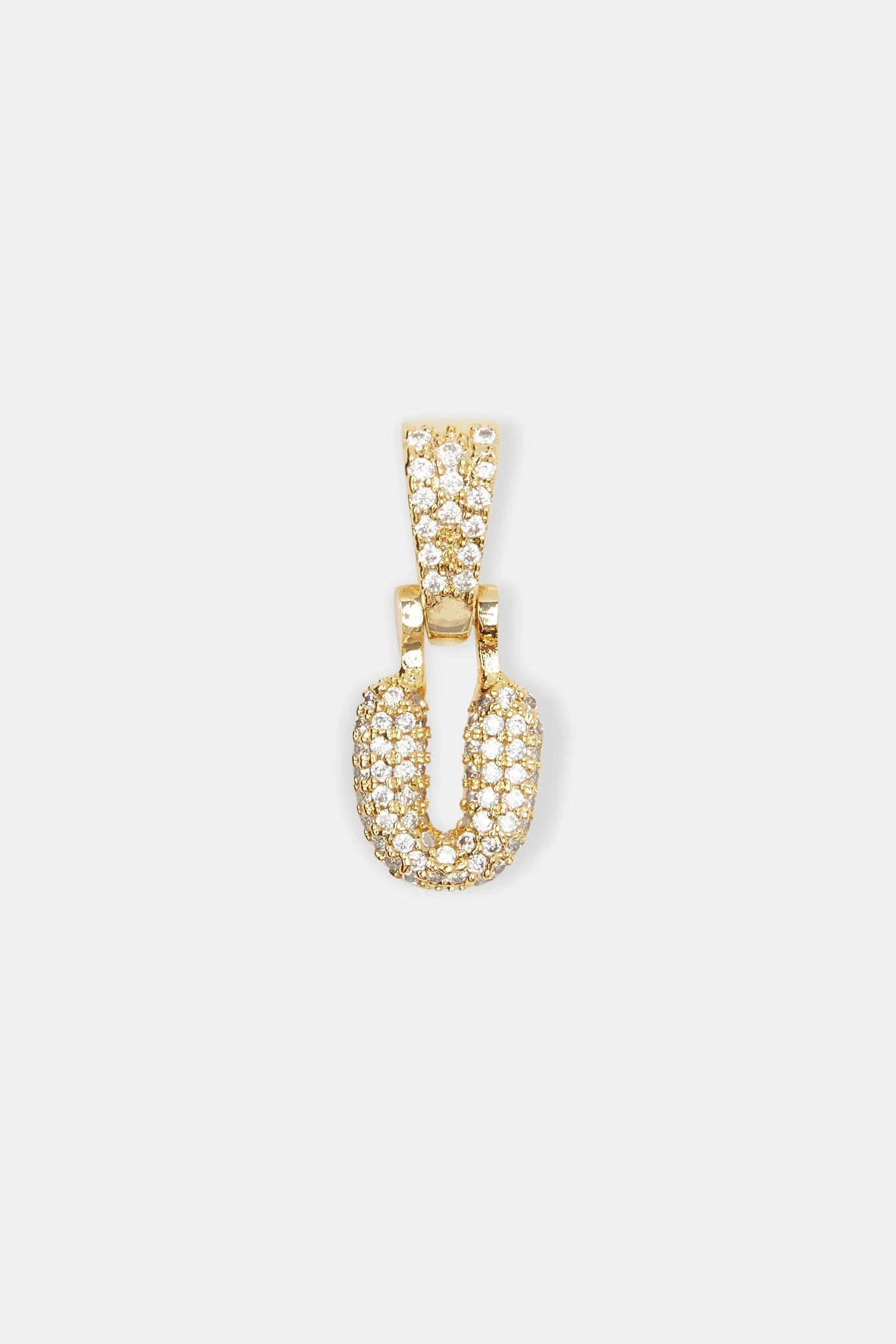 Iced Mini Bubble Pendant - Gold - Image 18