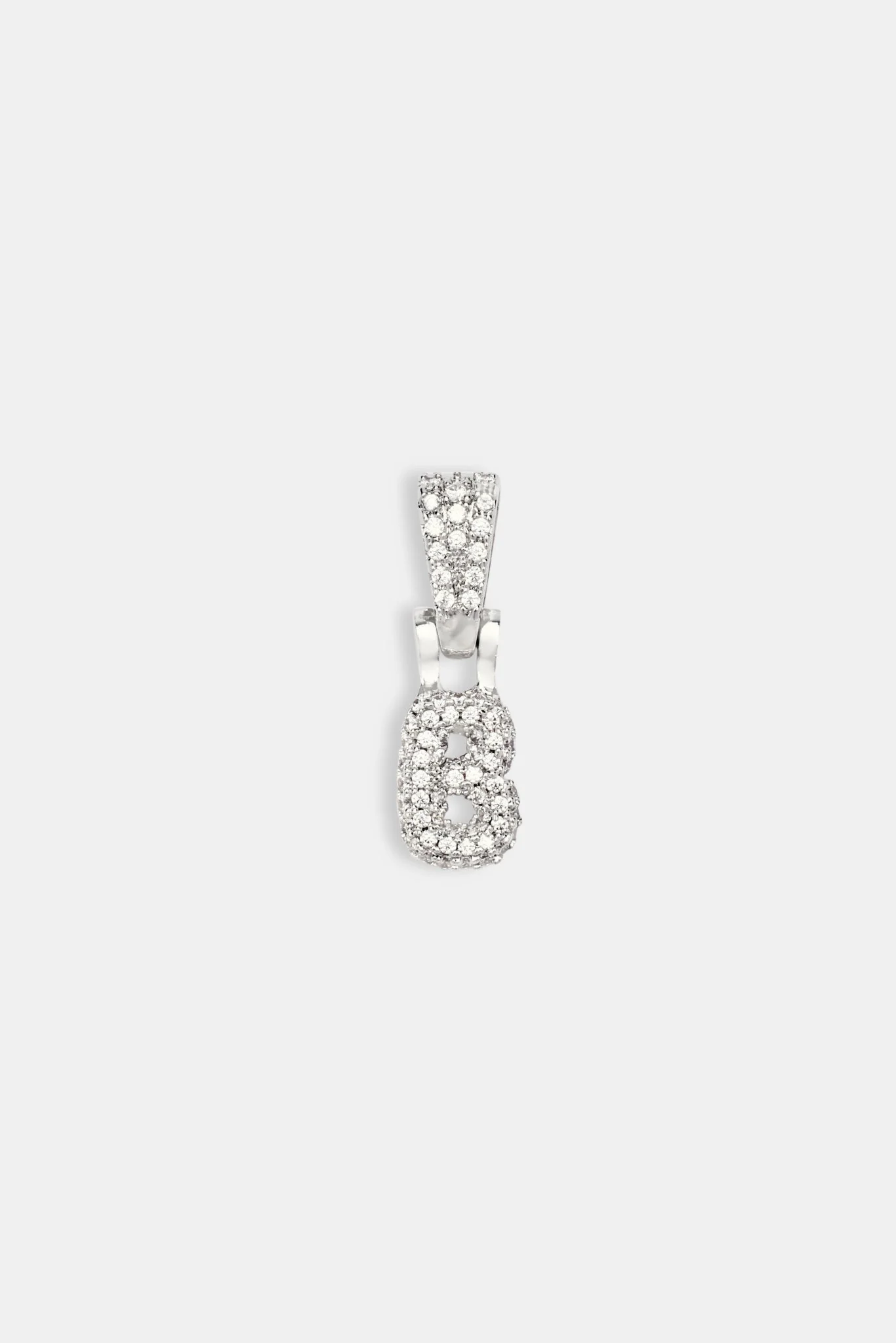 Iced Mini Bubble Pendant - White - Image 2