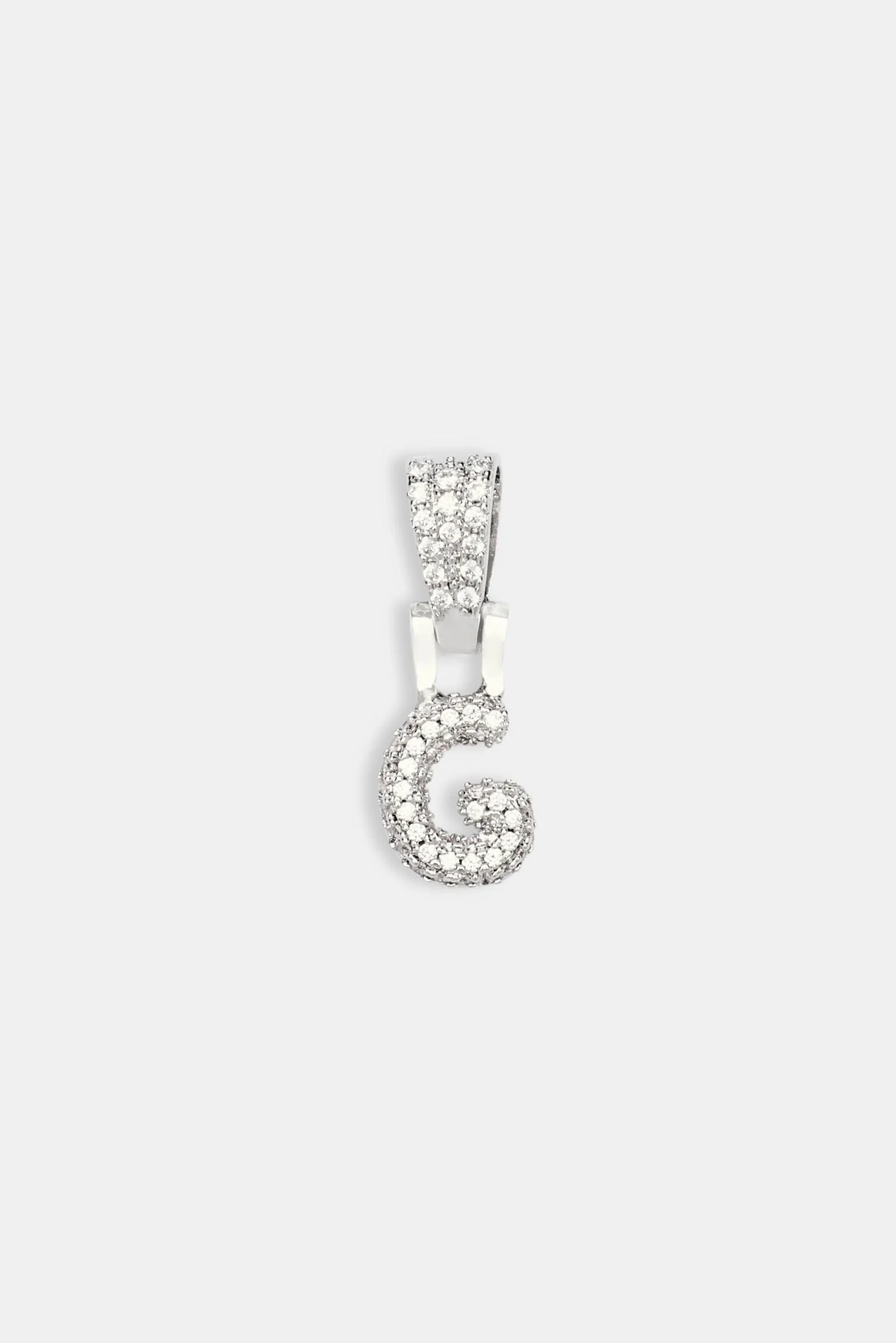 Iced Mini Bubble Pendant - White - Image 7