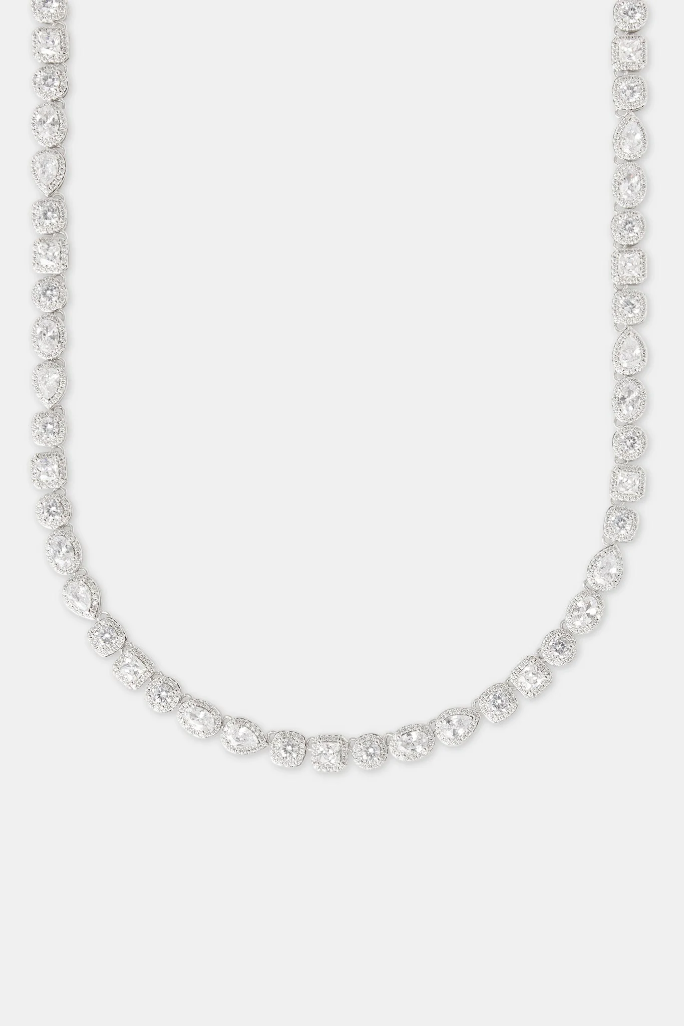 Iced Mixed Shape Cluster Chain - 8mm - Image 2