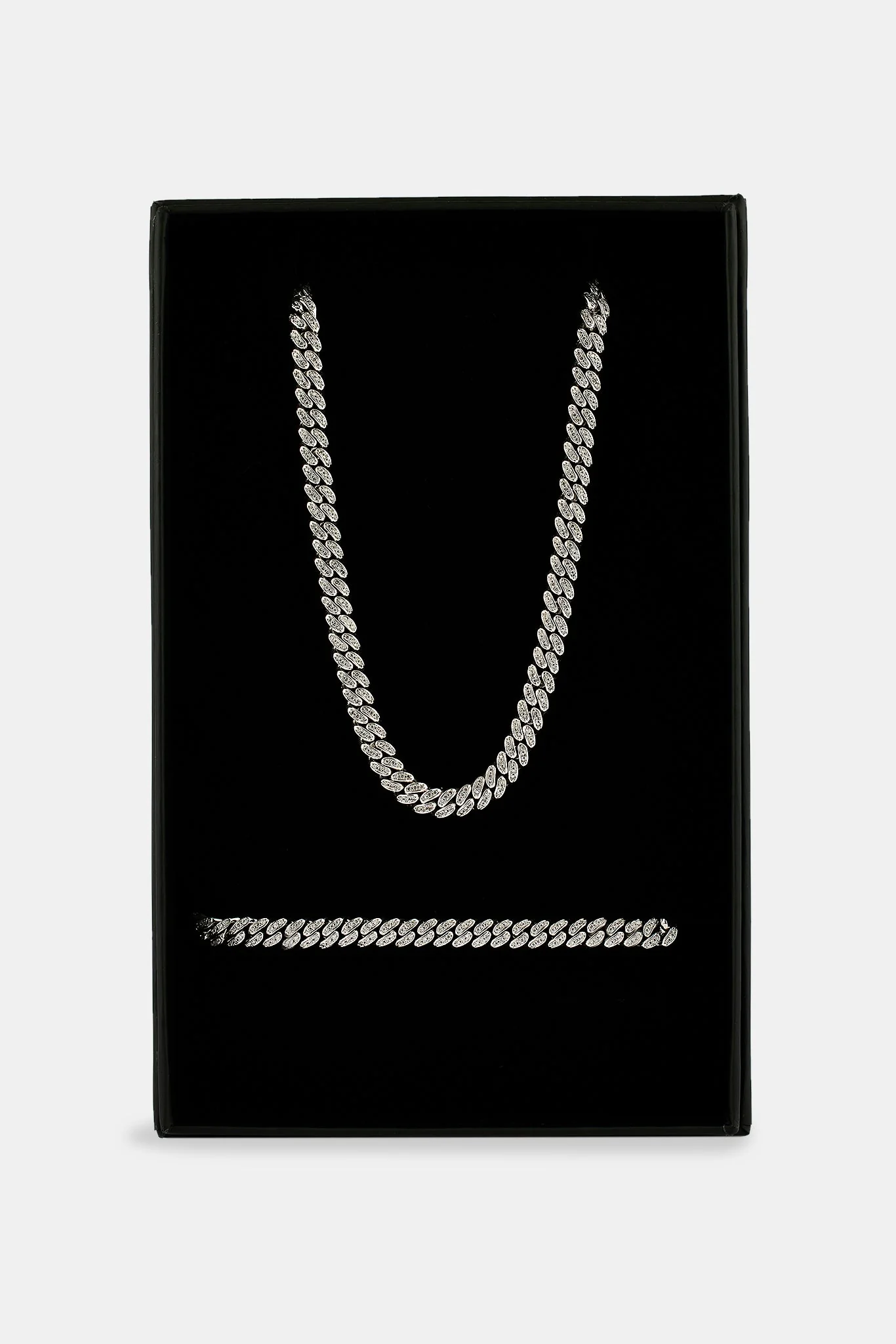 Iced Out Cuban Chain & Bracelet - 6mm - Image 4