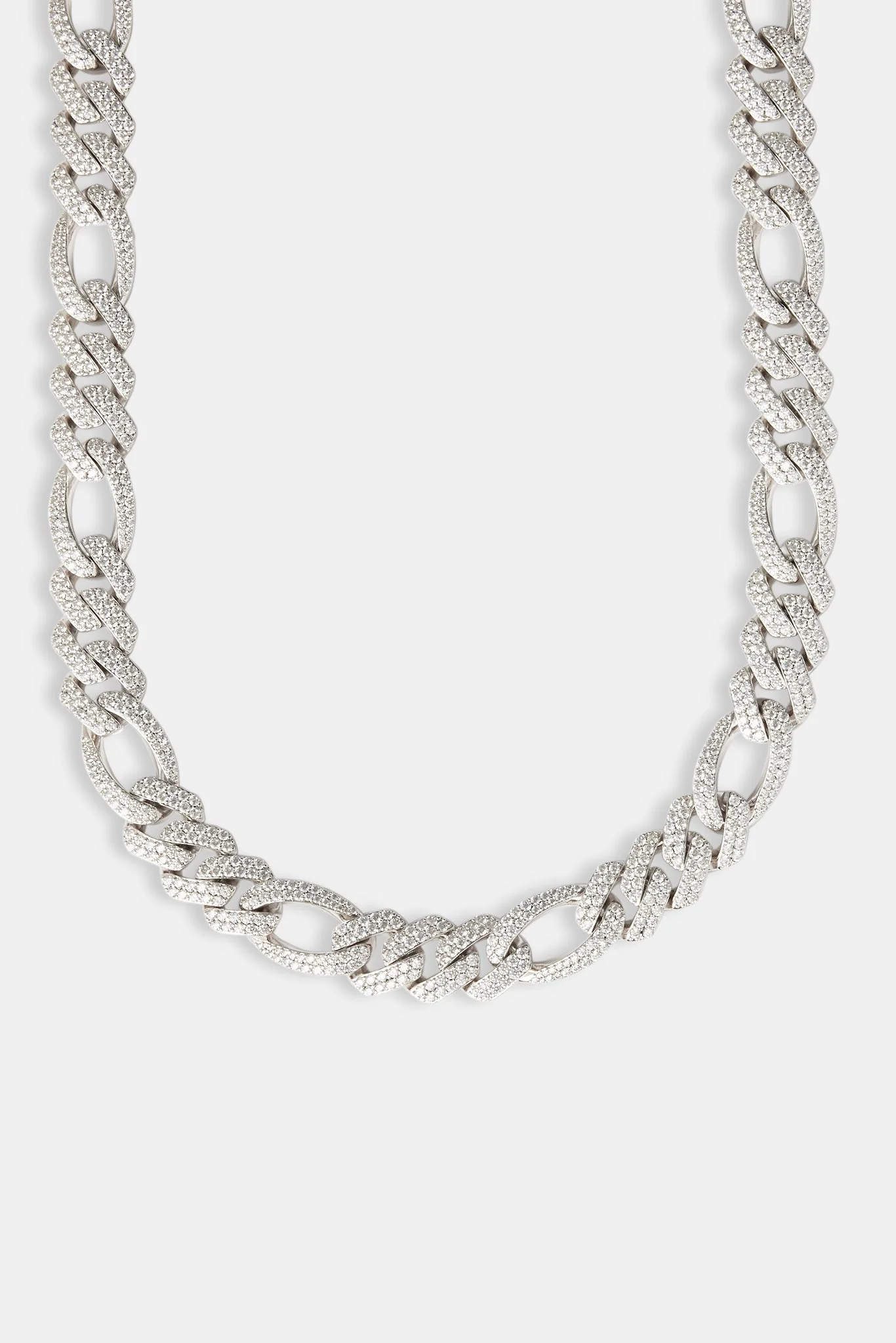 Iced Pave Figaro Chain - 14mm - Image 2