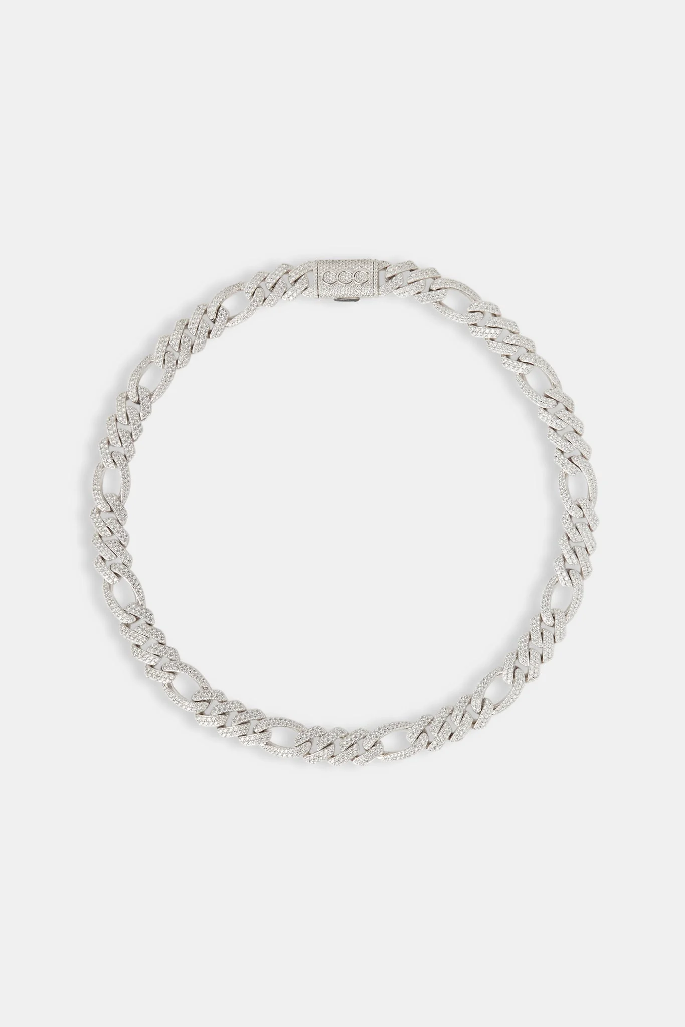Iced Pave Figaro Chain - 14mm - Image 4