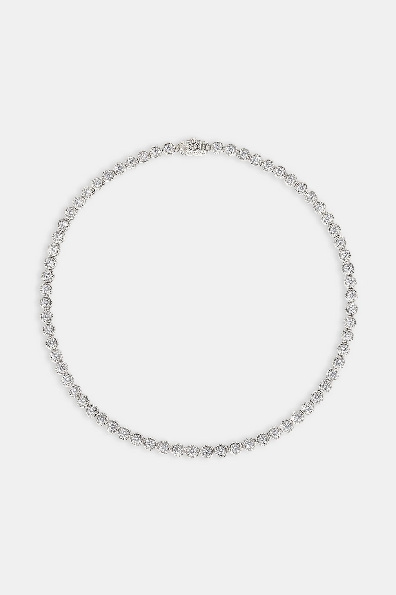 Iced Shape Cluster Tennis Chain - 6mm - Image 3