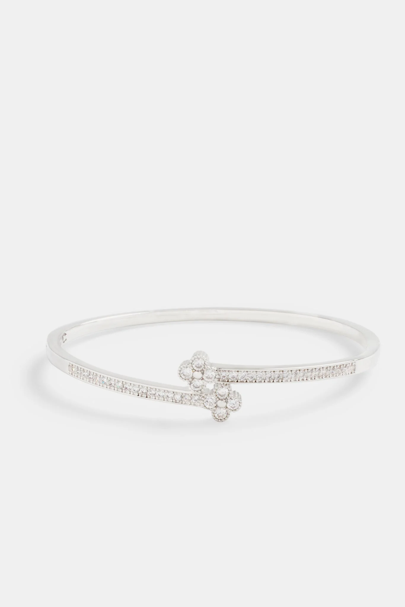 Iced Spade Micro Pave Bangle - Image 2