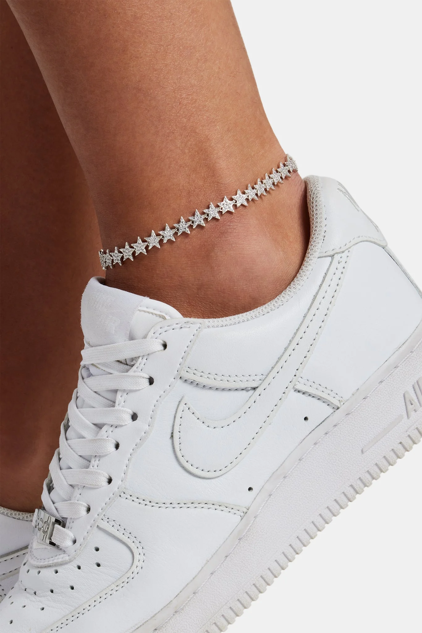 Iced Star Anklet - 5mm - Image 2