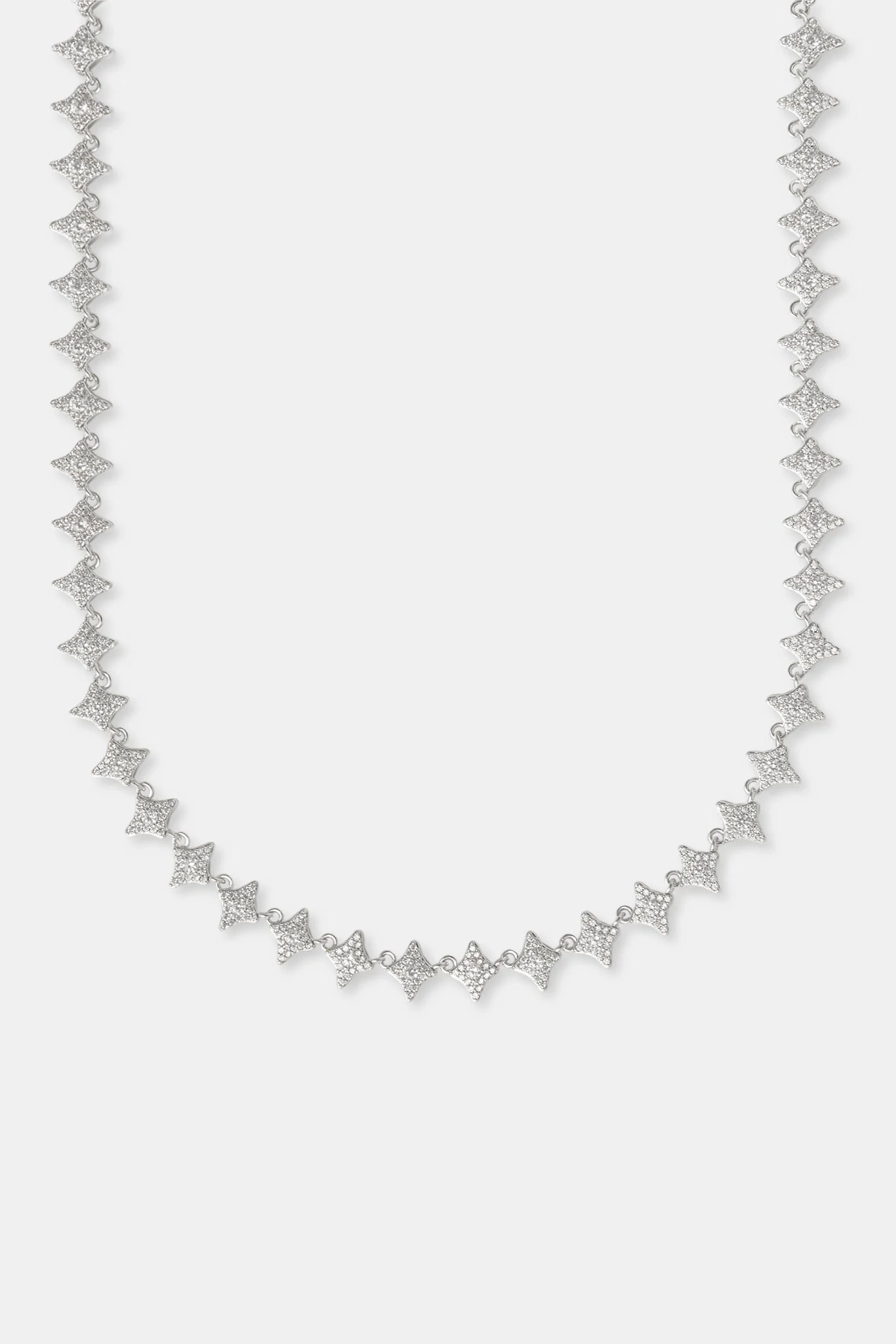 Iced Star Motif Chain - 8mm - Image 2