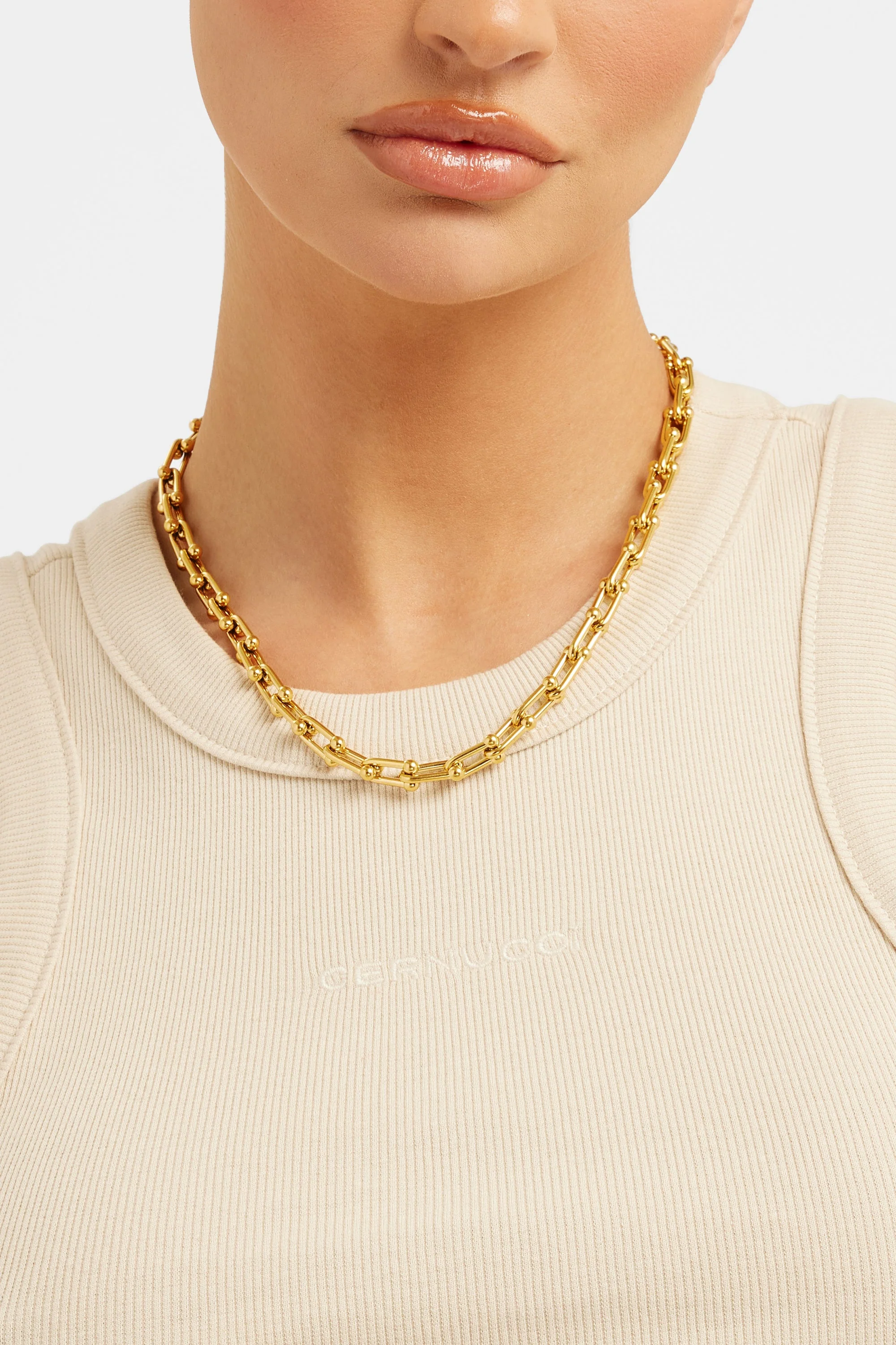 Industrial Link Chain - Gold - Image 2