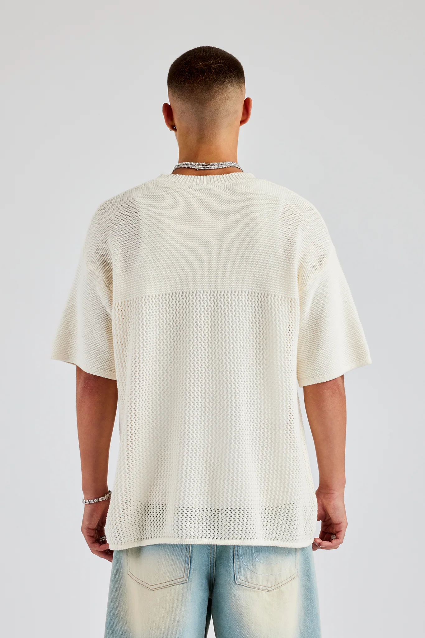 Oversized Varsity Knitted Top - Image 3