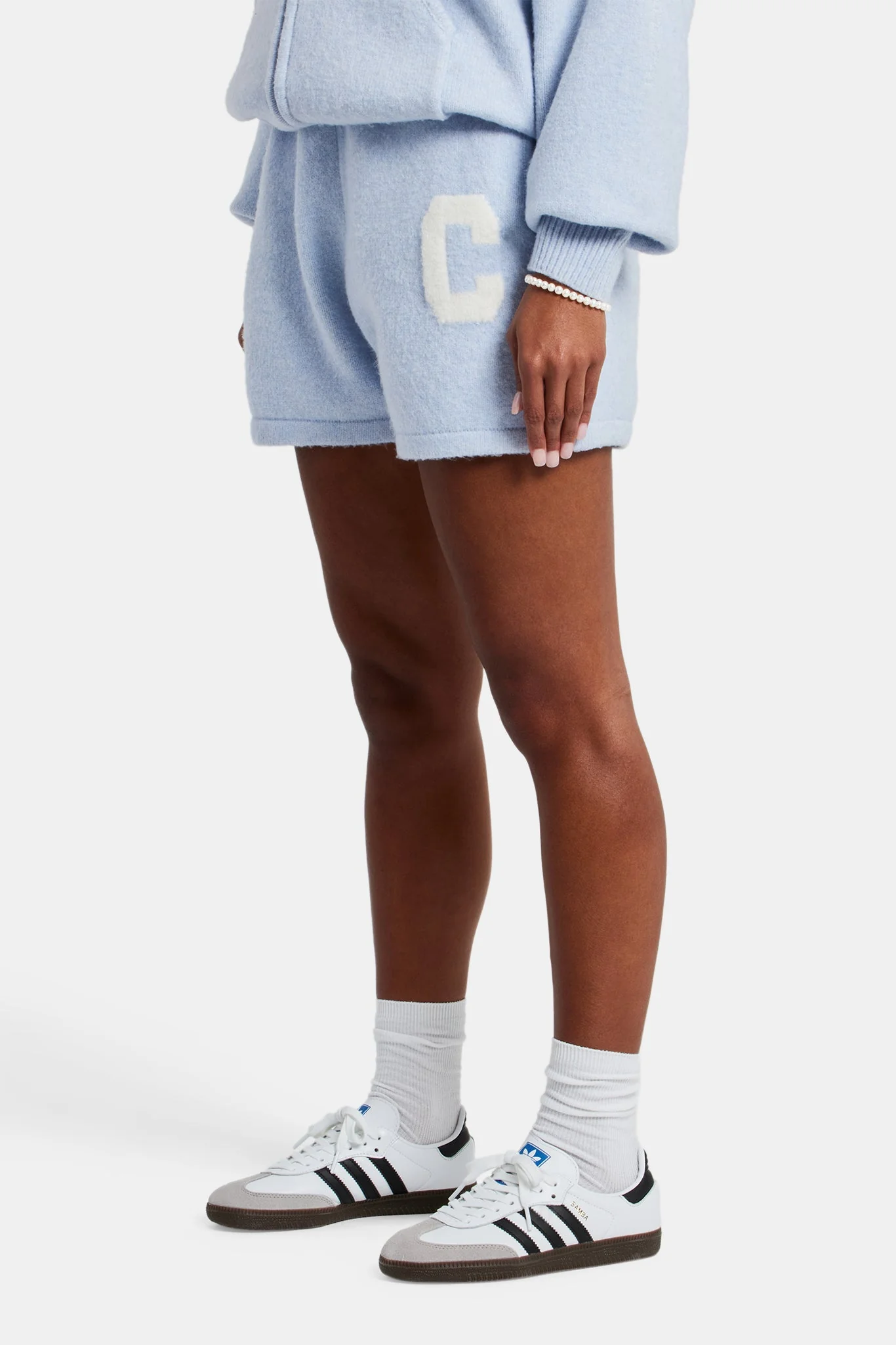 Knitted Short - Light Blue - Image 2